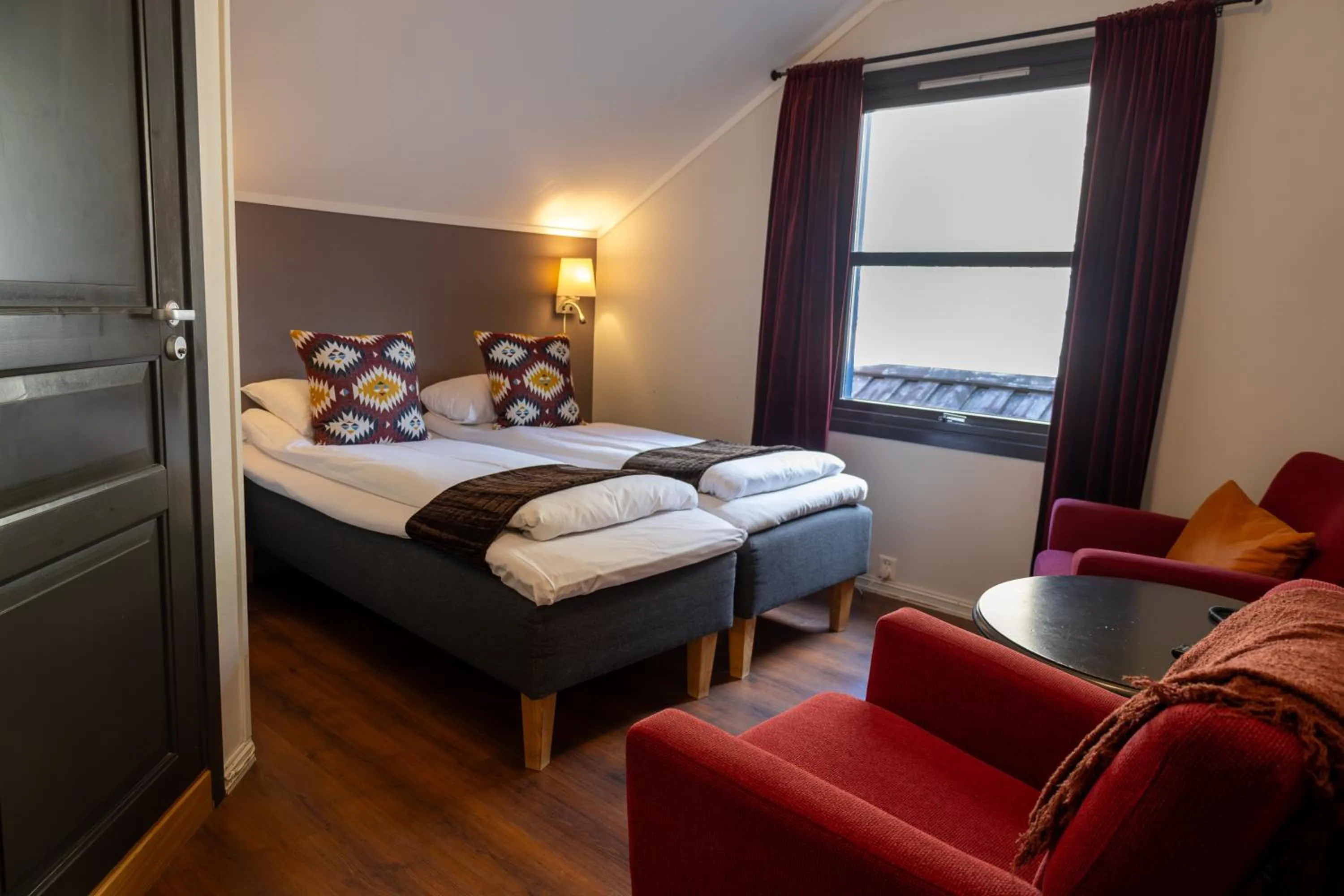 Bedroom, Bed in Flåmsbrygga Hotel