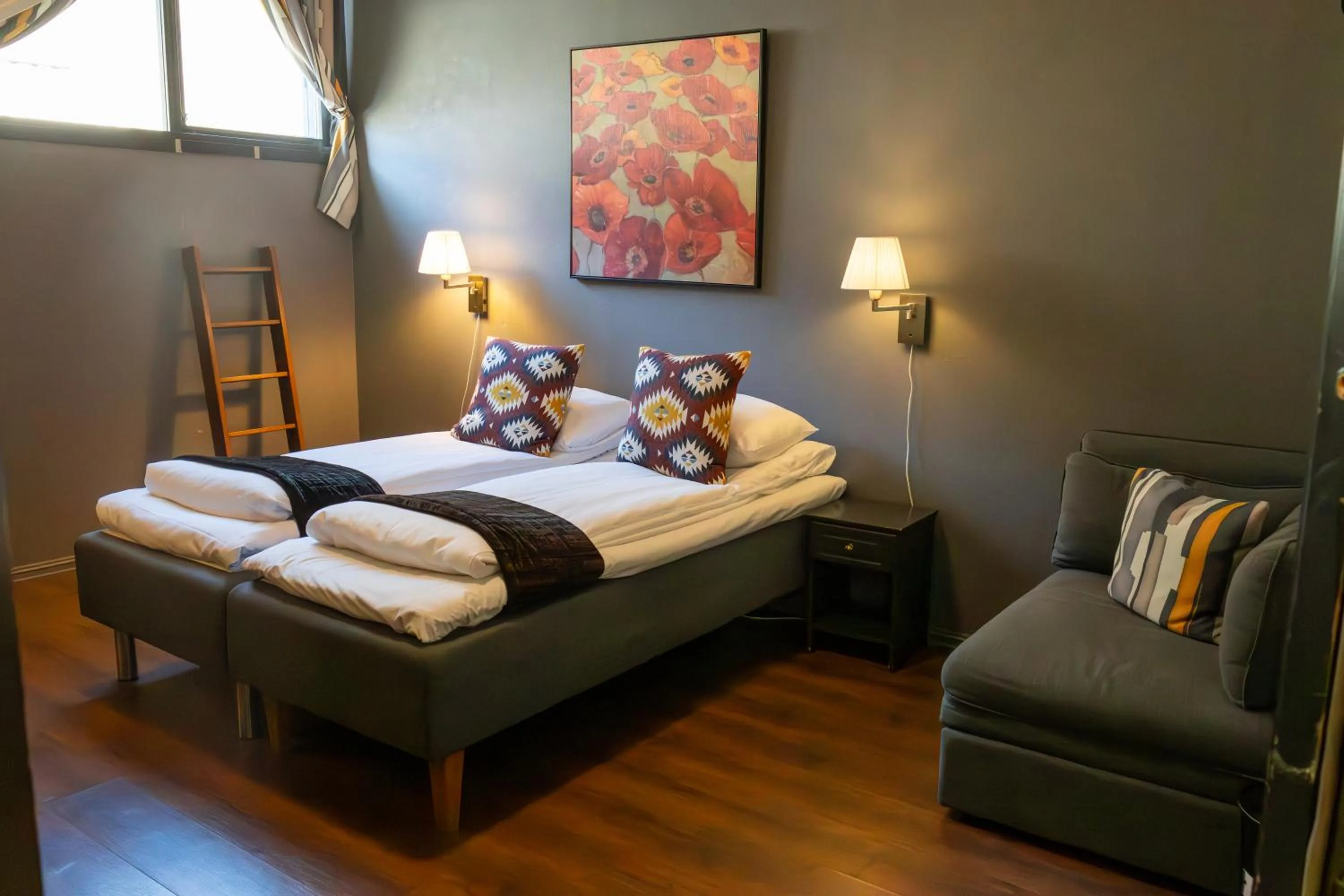 Bedroom, Bed in Flåmsbrygga Hotel