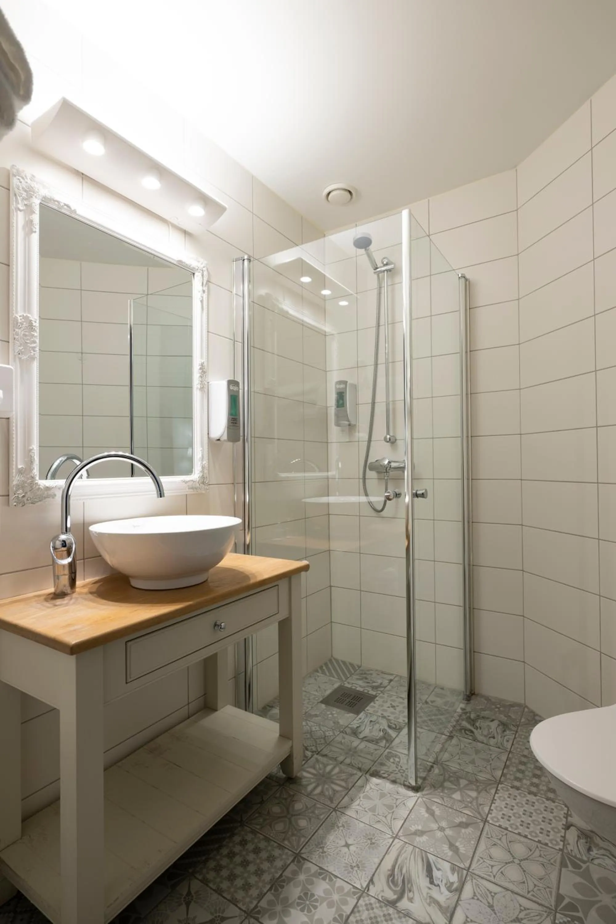 Shower in Flåmsbrygga Hotel