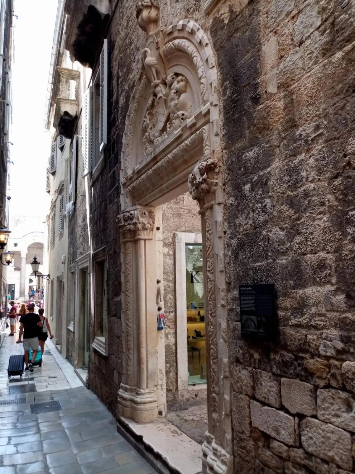 Facade/entrance in Gothic Palace Heritage