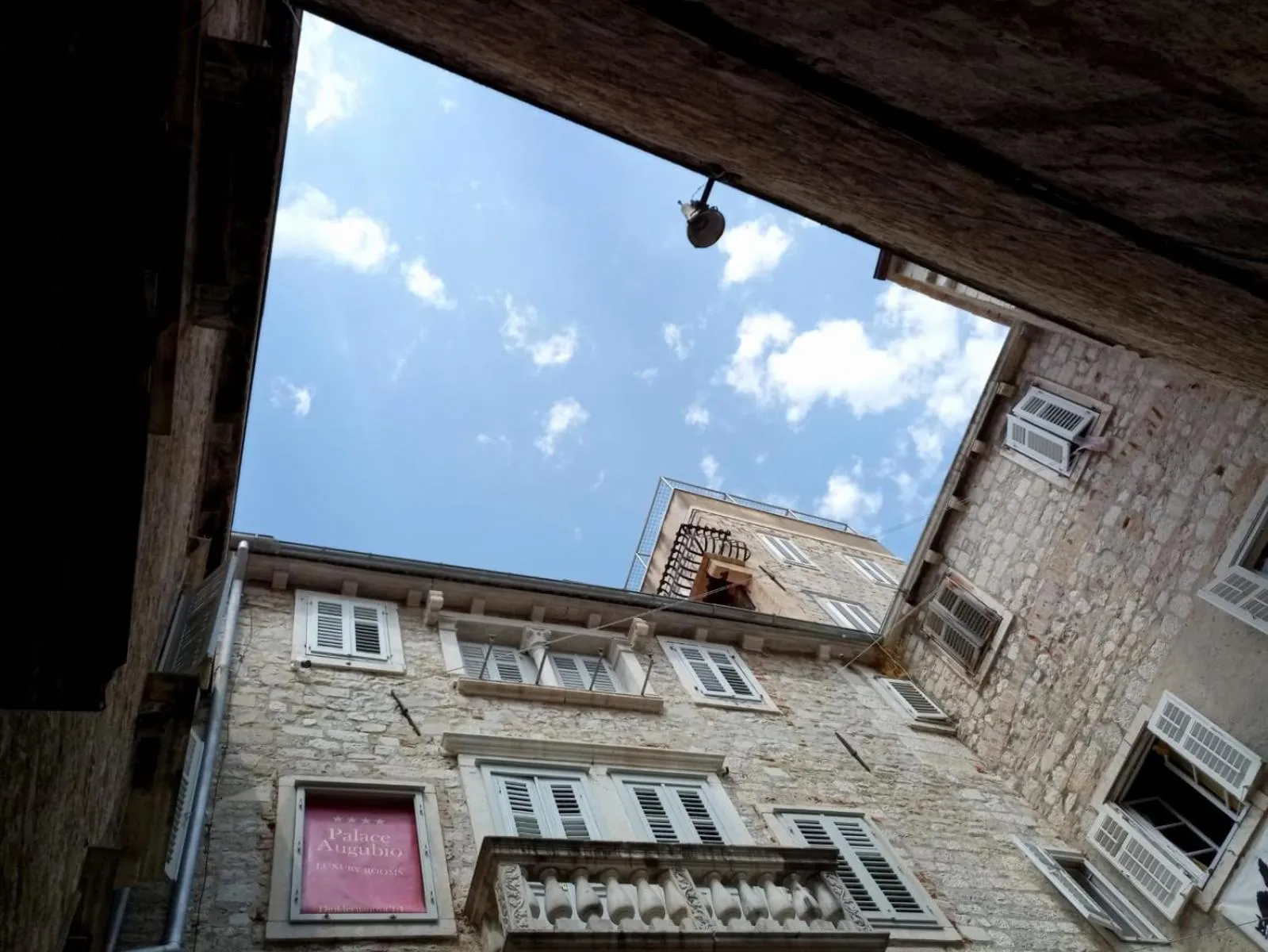 Facade/entrance in Gothic Palace Heritage