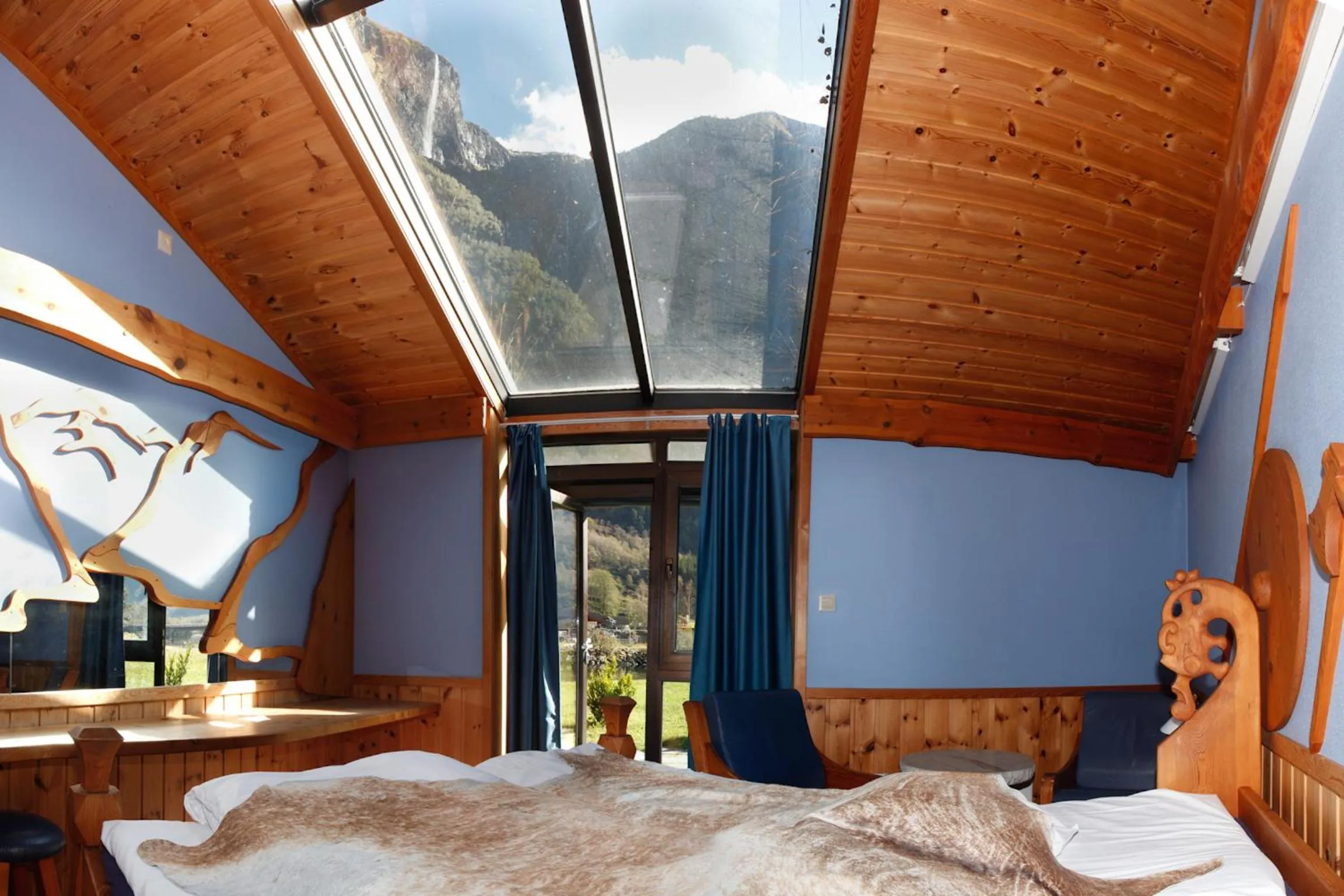 Bedroom, Bed in Gudvangen Fjordtell