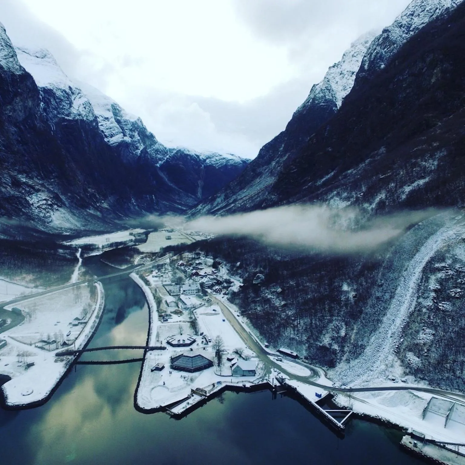 Natural landscape in Gudvangen Fjordtell