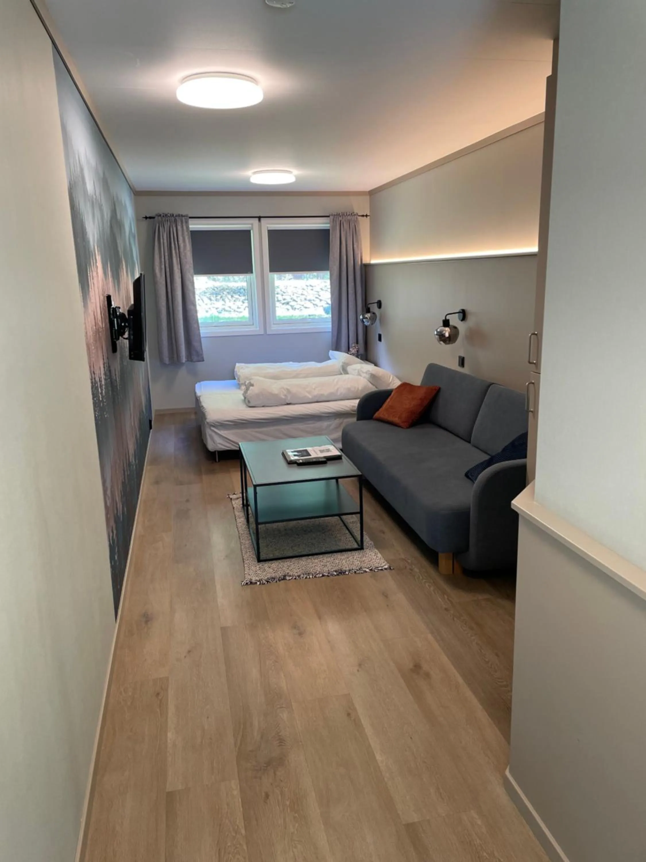 Photo of the whole room, Bed in Gudvangen Fjordtell