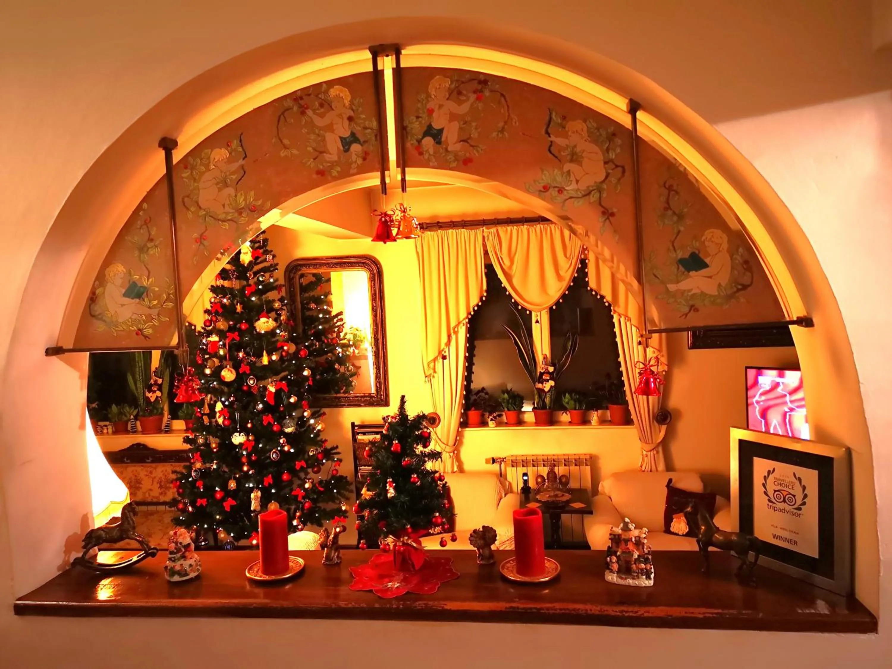 Decorative detail in Villa-Hotel Escala