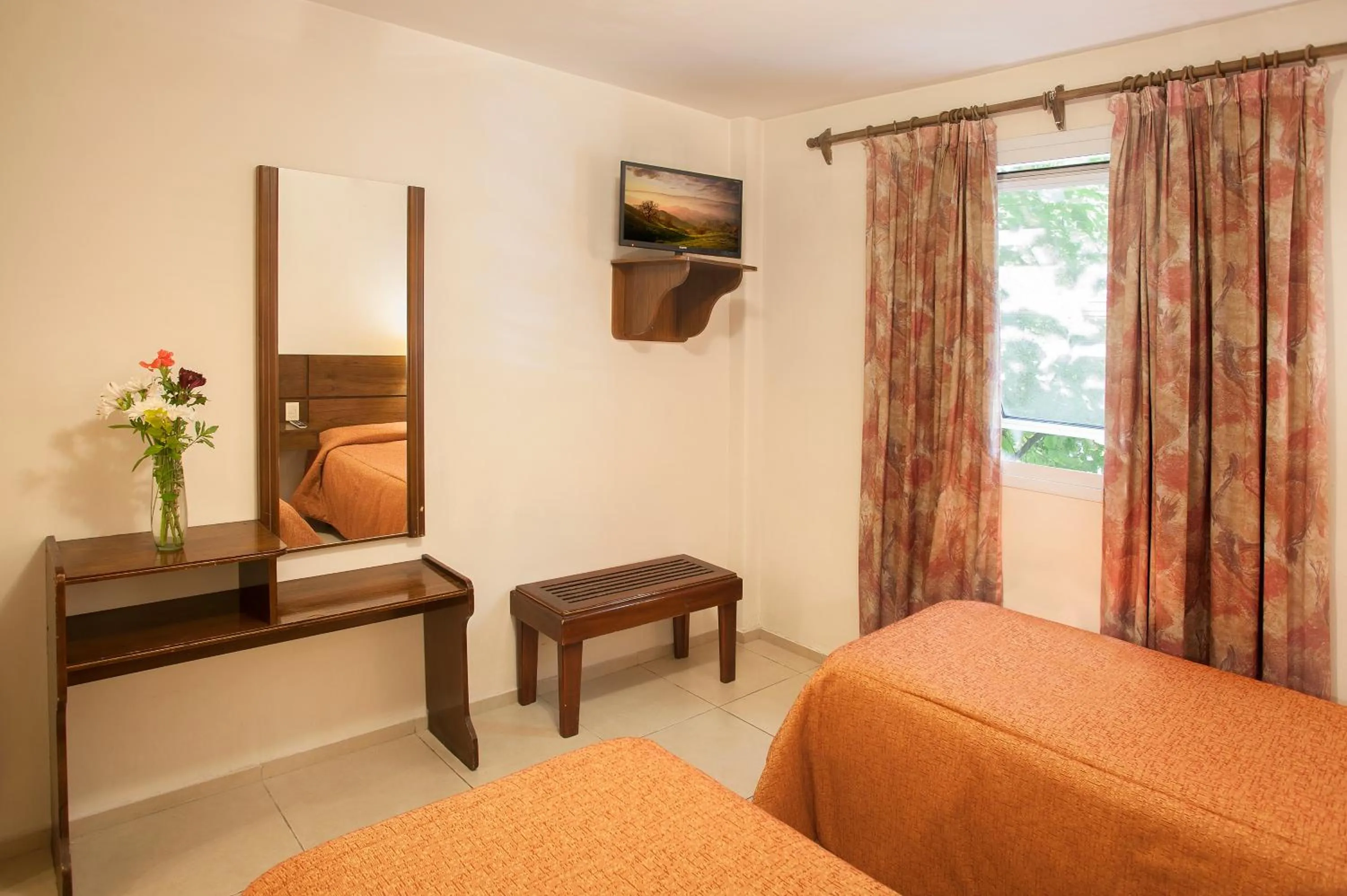 Bed in Hotel Carollo