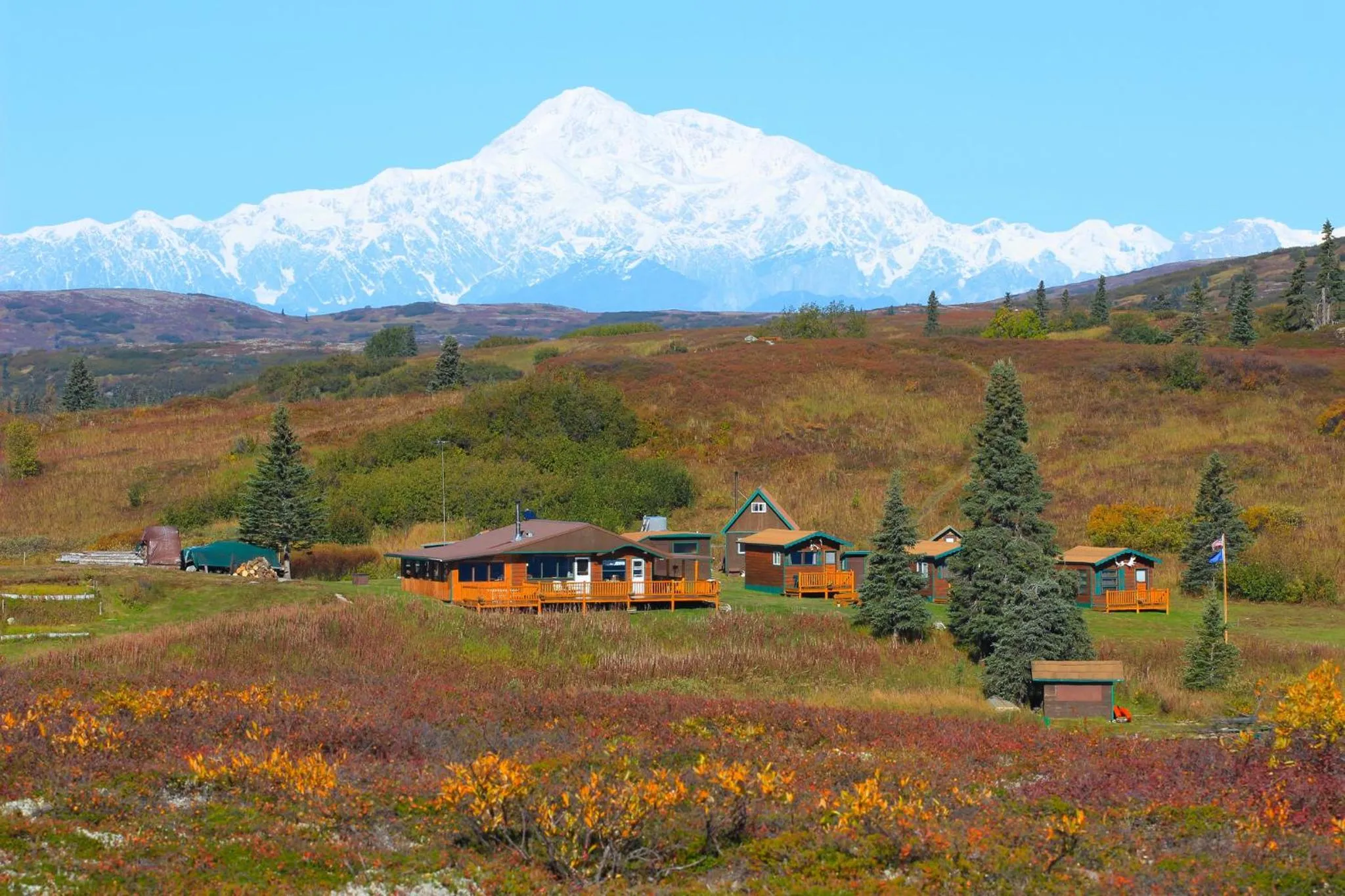 Facade/entrance in Caribou Lodge Alaska