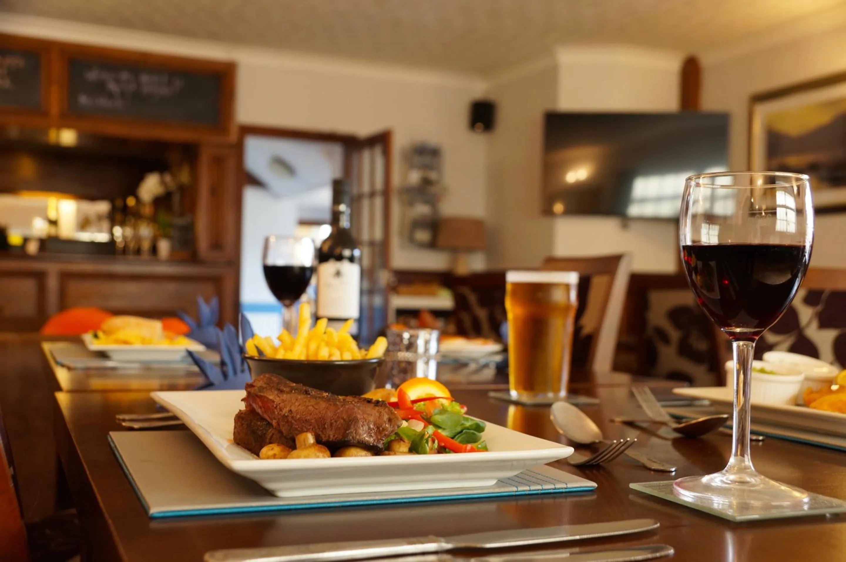 Dining area in The Eyre Court