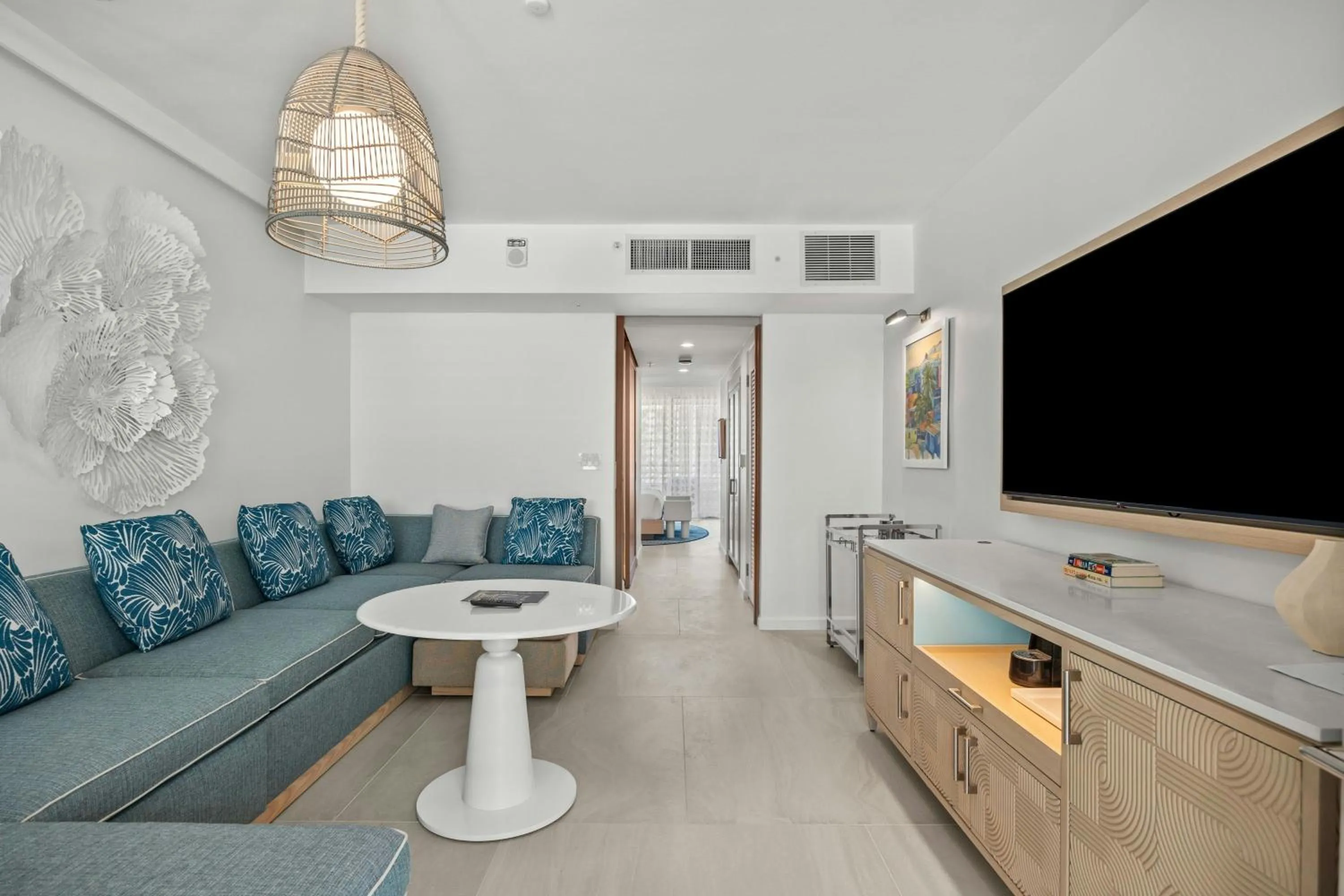 Living room in La Concha Resort, Puerto Rico, Autograph Collection