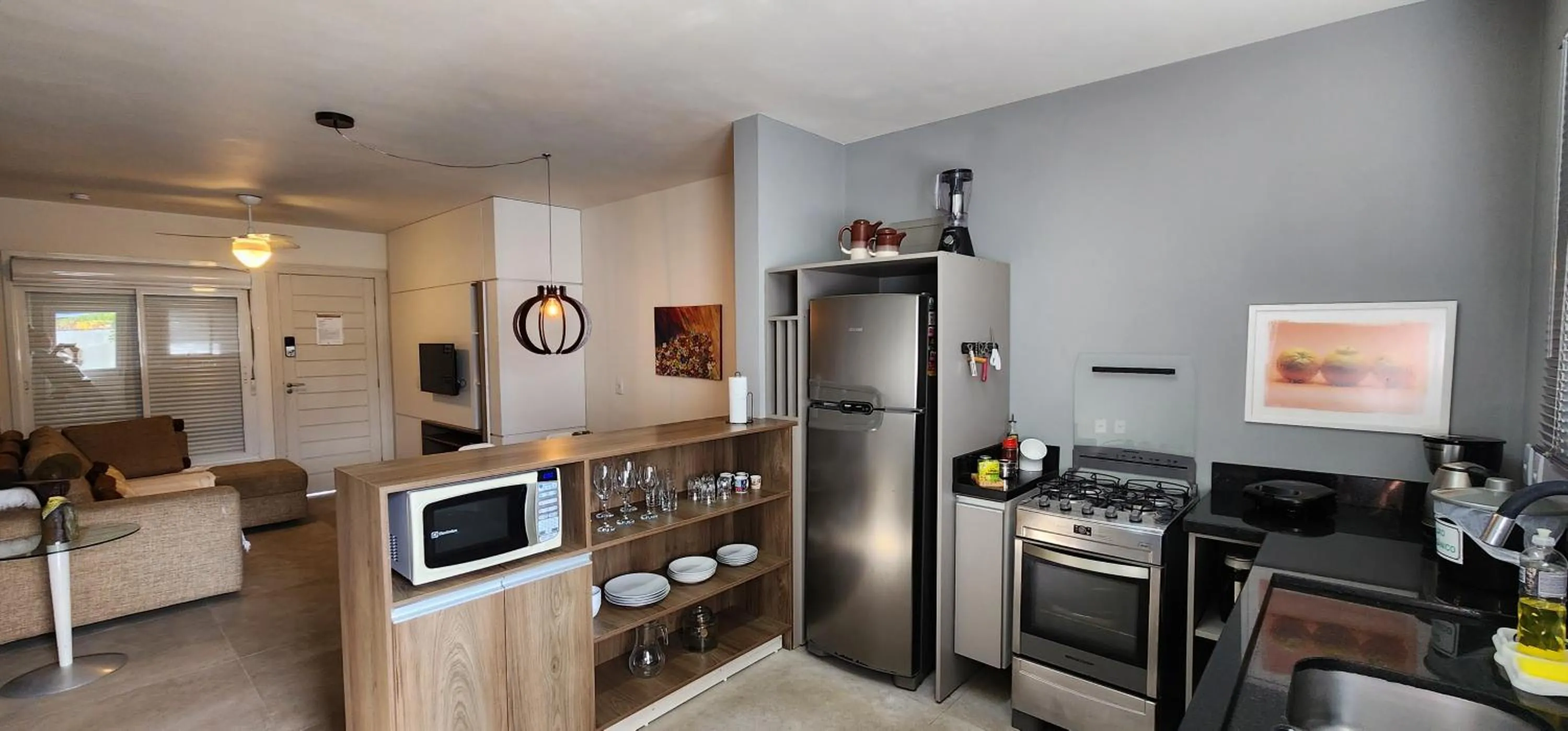 Kitchen or kitchenette in Atlantida Park Residence