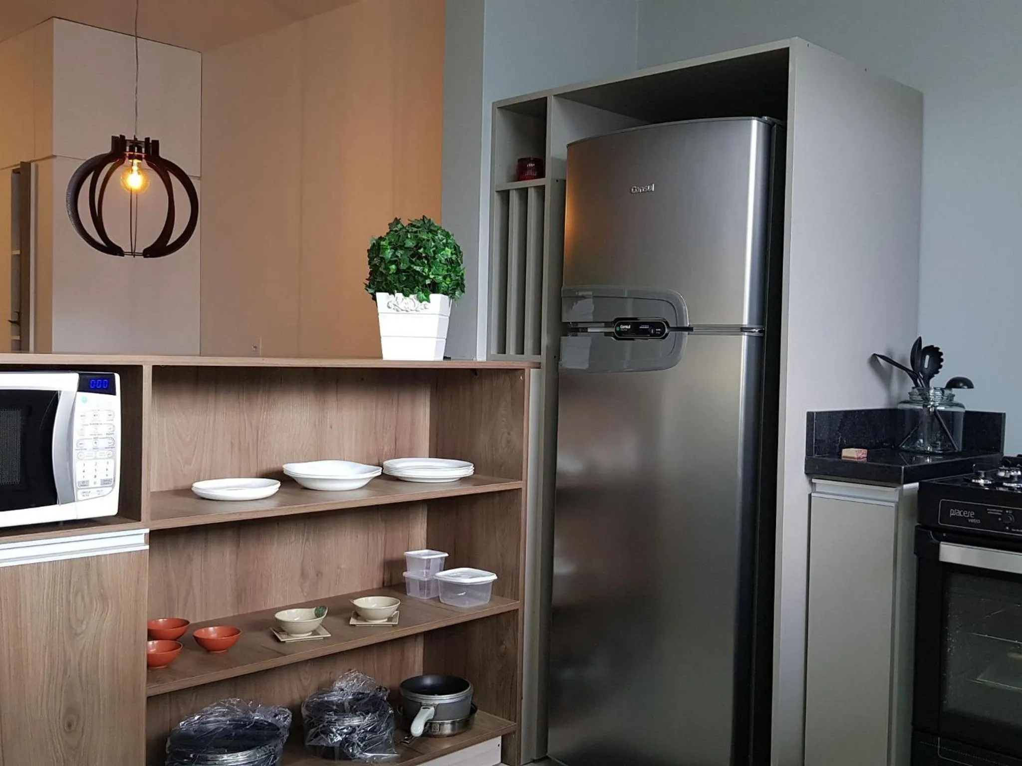 Kitchen or kitchenette in Atlantida Park Residence
