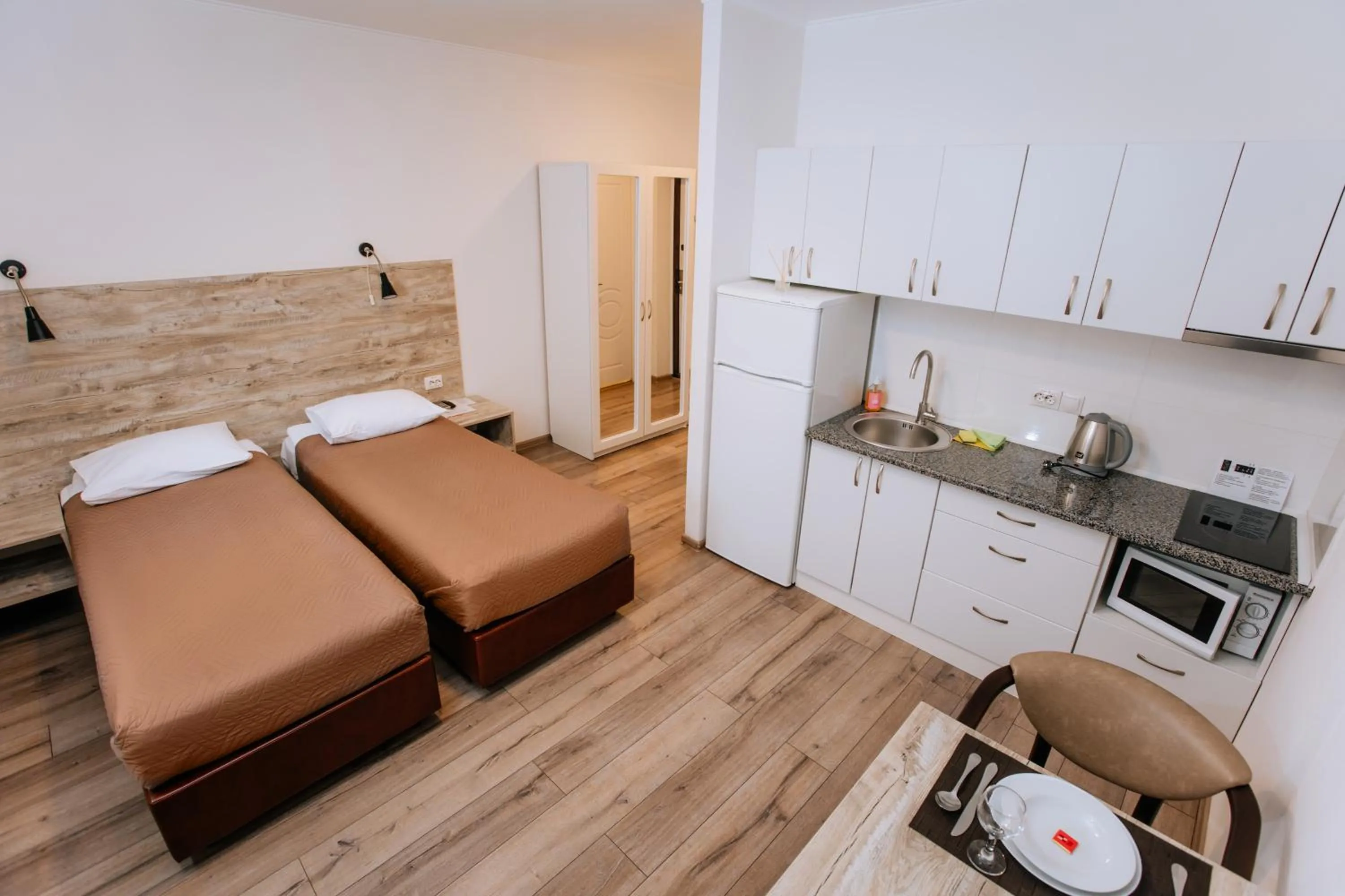 Photo of the whole room, Bed in Smart Apart