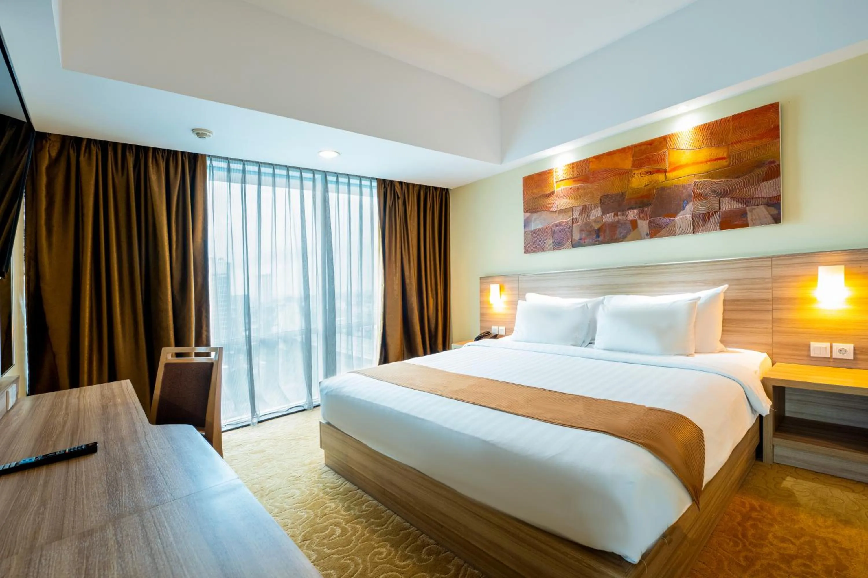 Bedroom, Bed in Hotel Horison Ultima Bekasi