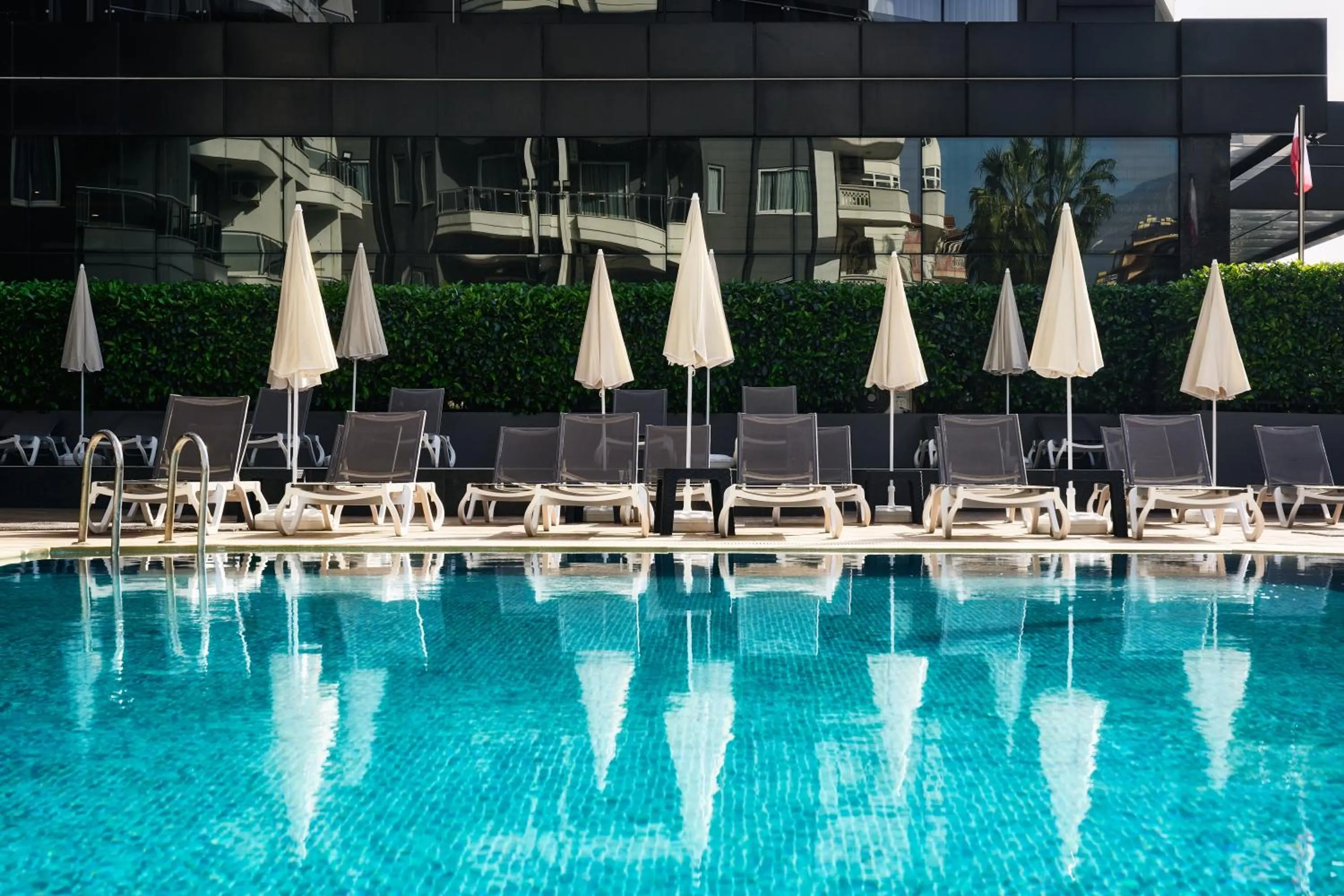 Pool view in Kaila Beach Hotel - All Inclusive