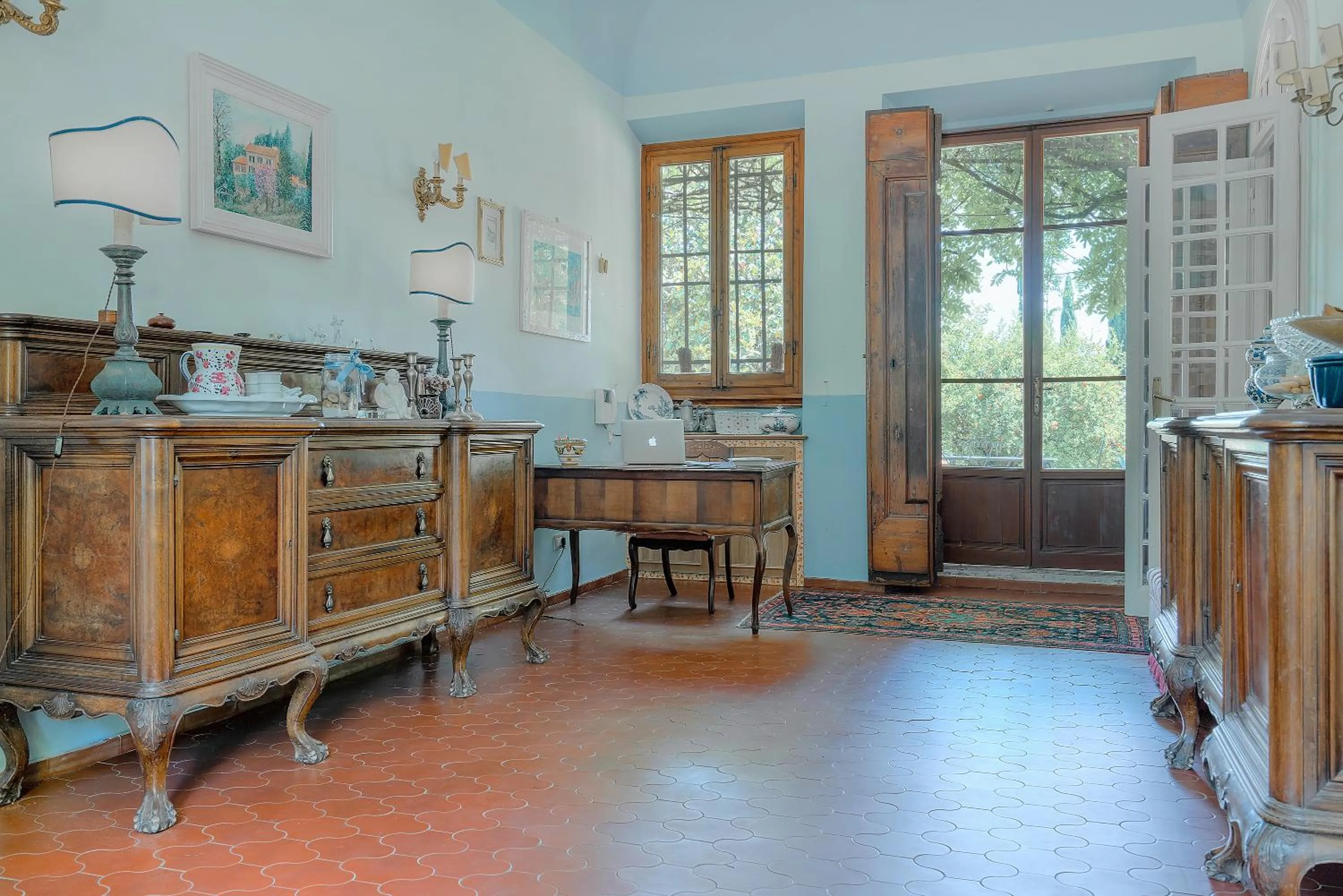 Lobby or reception in Villa Ape Rosa Relais