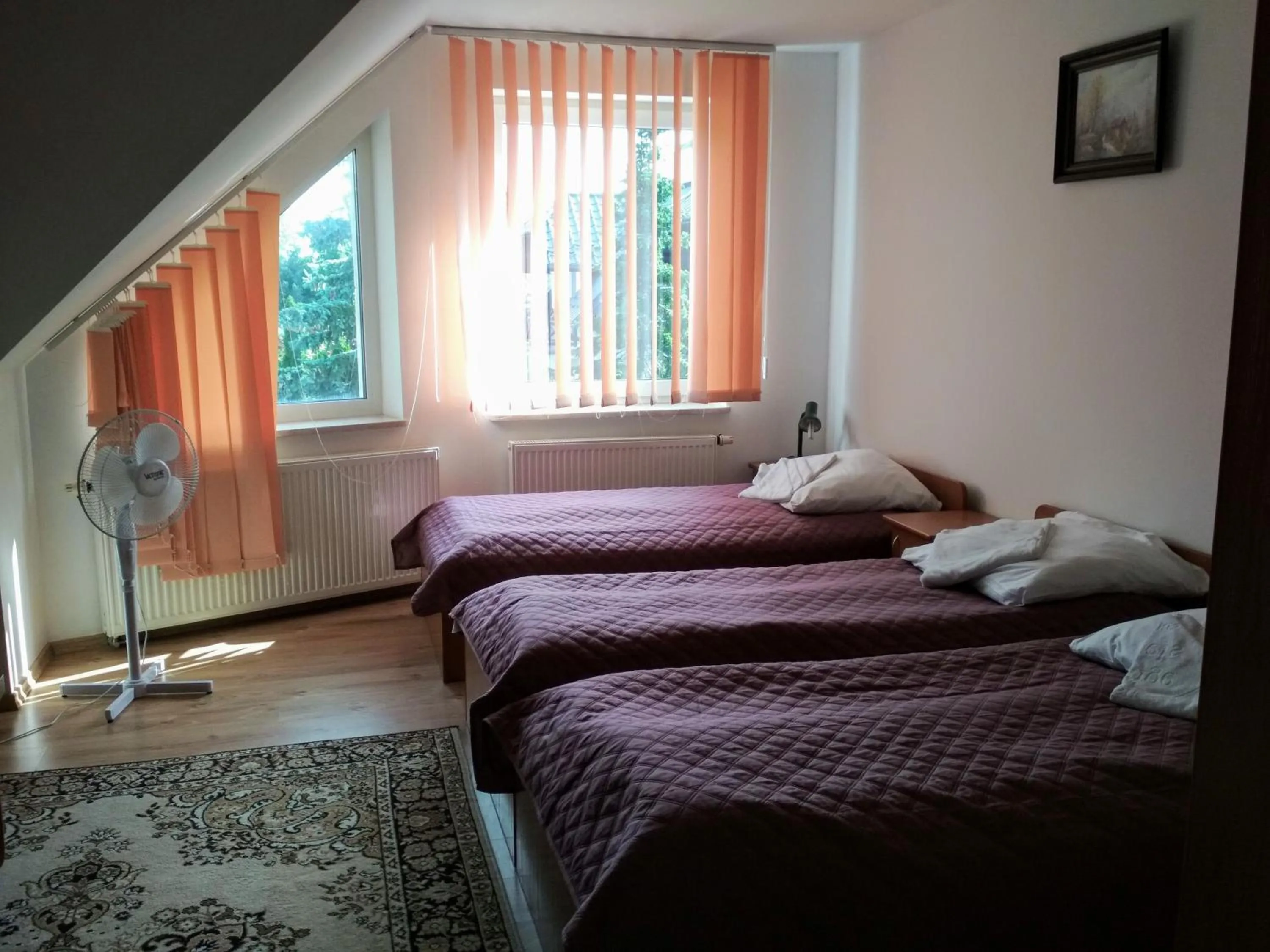 Kitchen or kitchenette, Bed in VITA Augustów