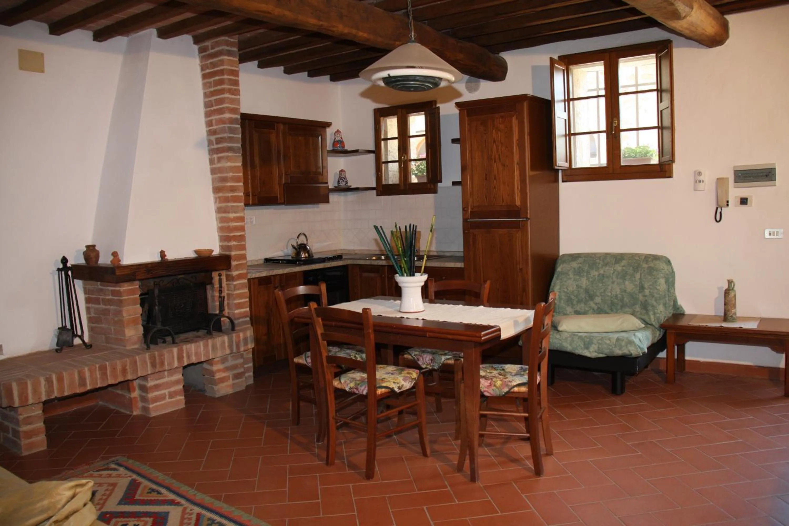 Dining area in Podere La Chiusella B&B