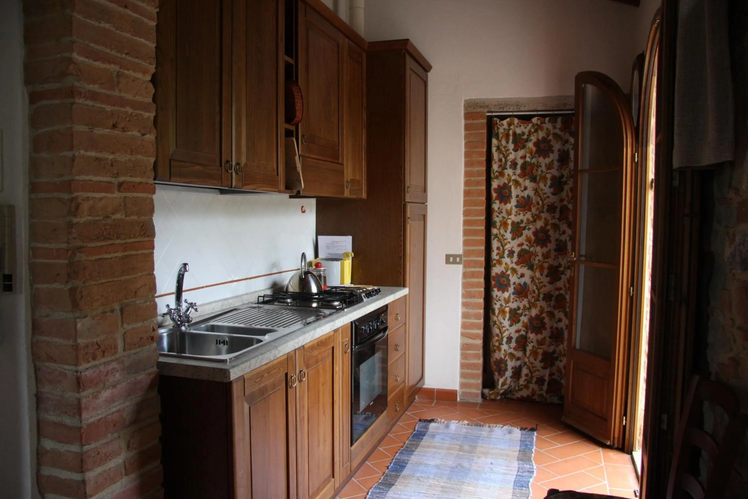 Kitchen or kitchenette in Podere La Chiusella B&B