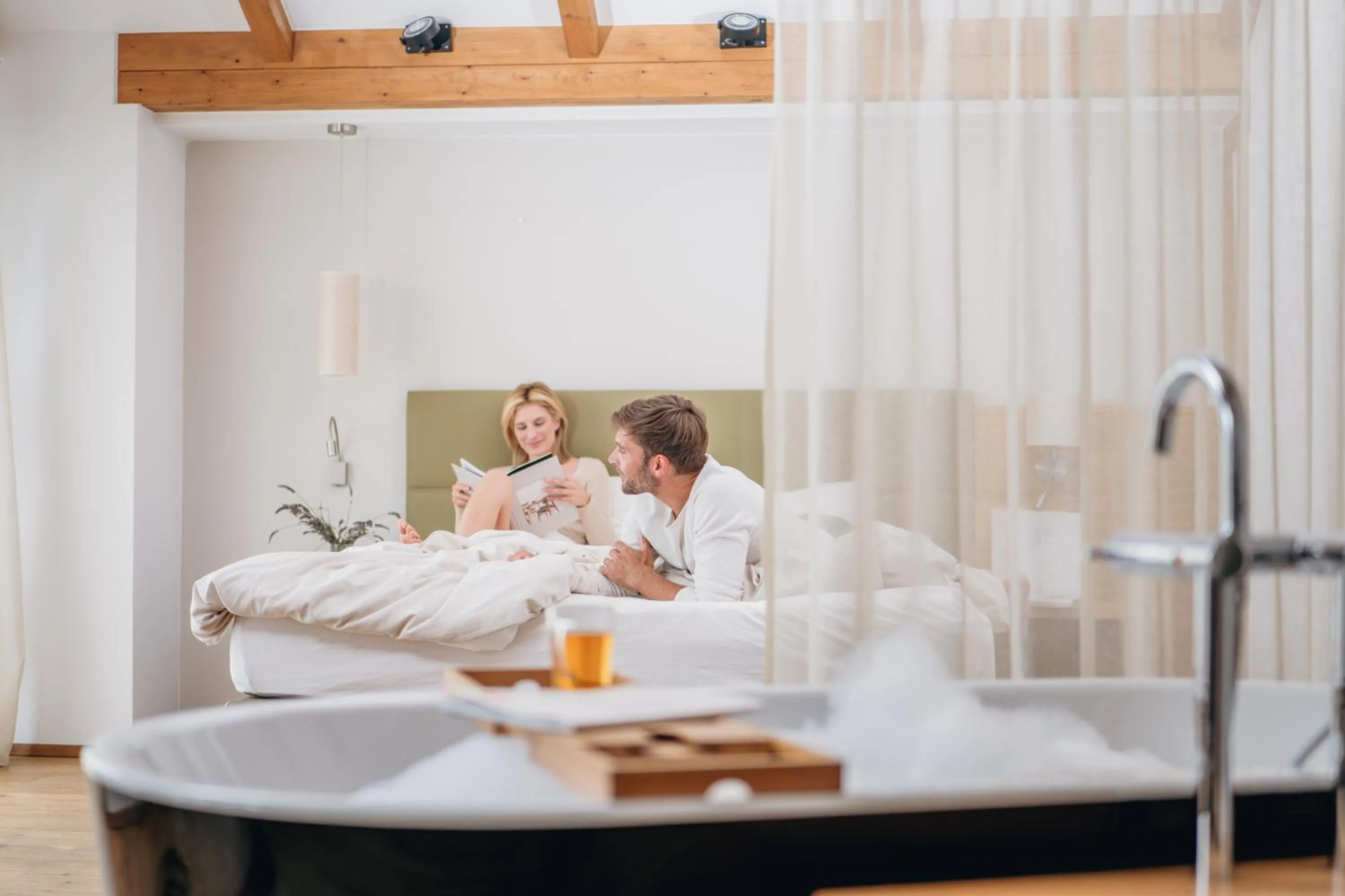 Bed in Jordan's Untermühle