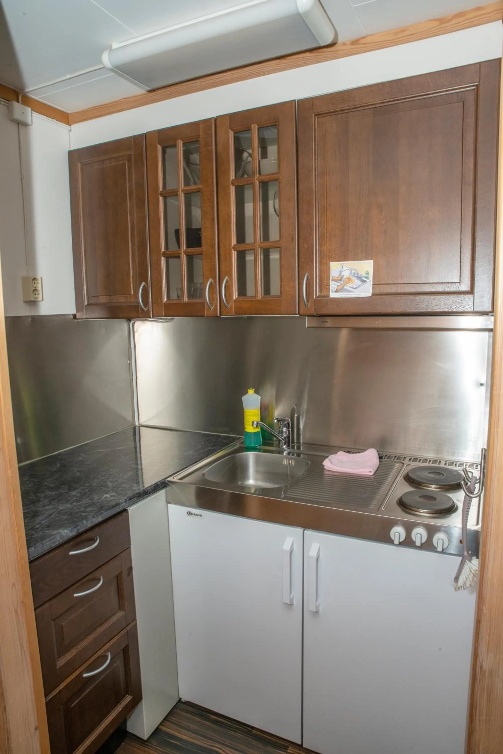 Kitchen or kitchenette in Sandmoen Bed & Breakfast, Free Parking
