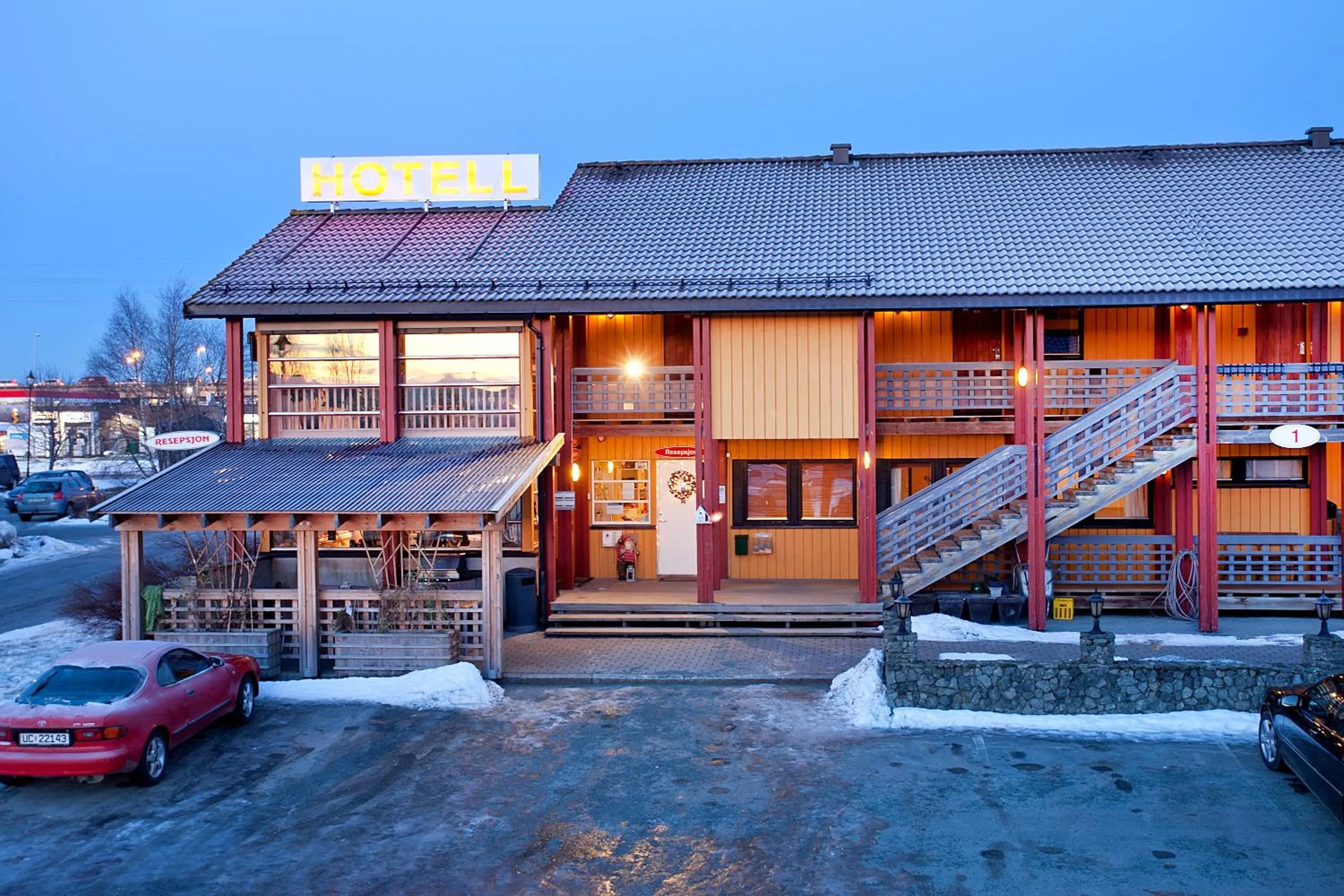 Facade/entrance in Sandmoen Bed & Breakfast, Free Parking