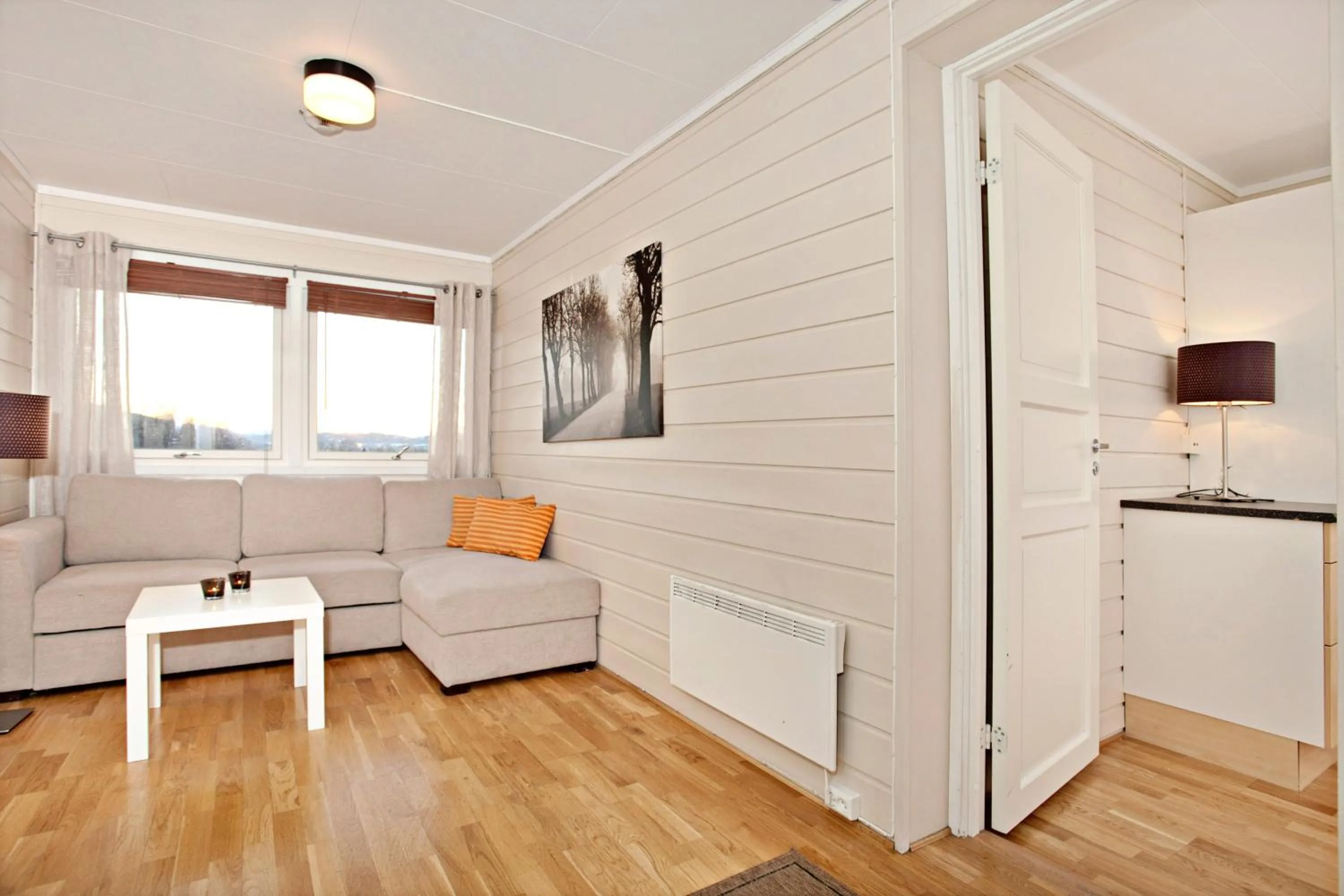 Living room in Sandmoen Bed & Breakfast, Free Parking