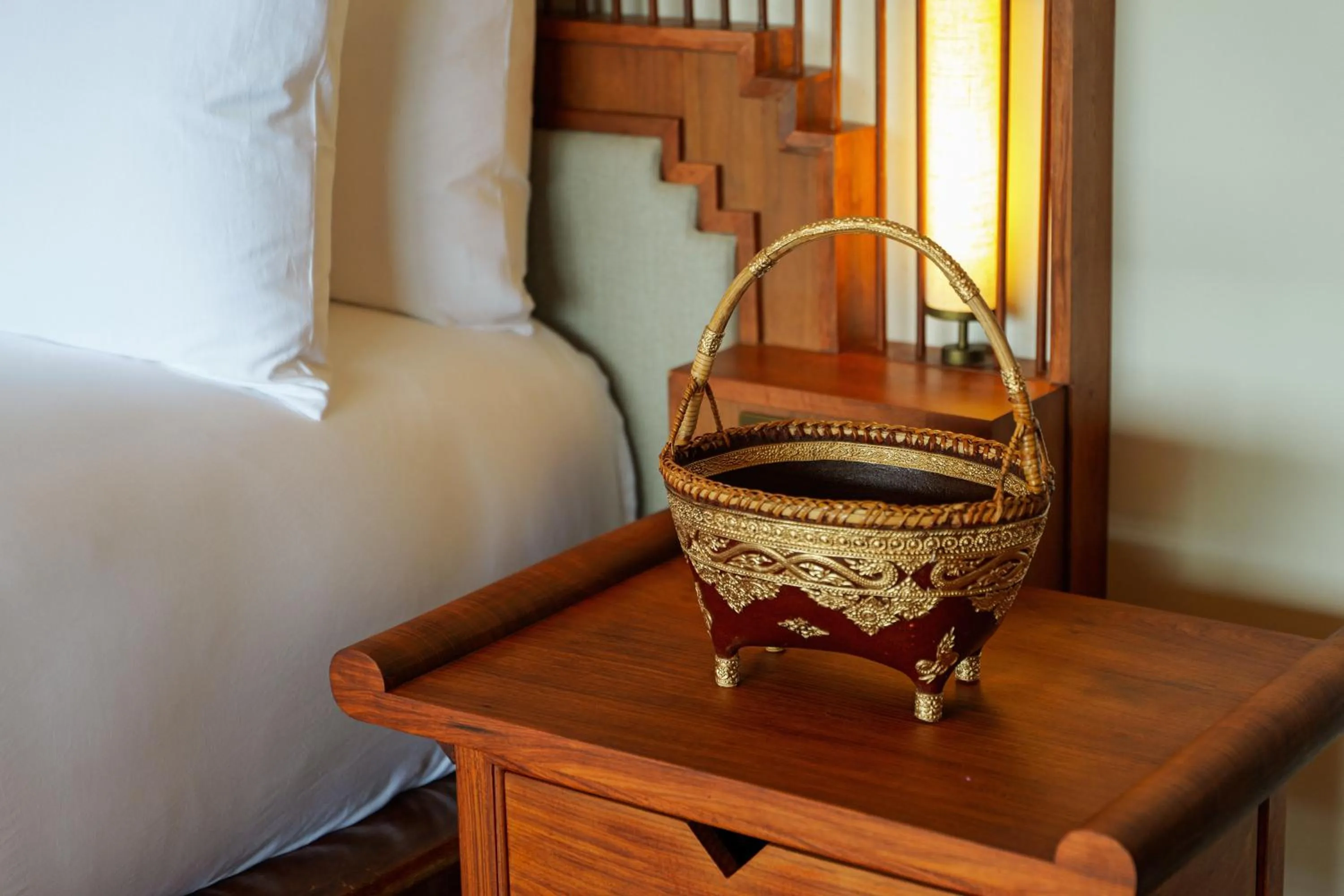 Bed in La Résidence Phou Vao