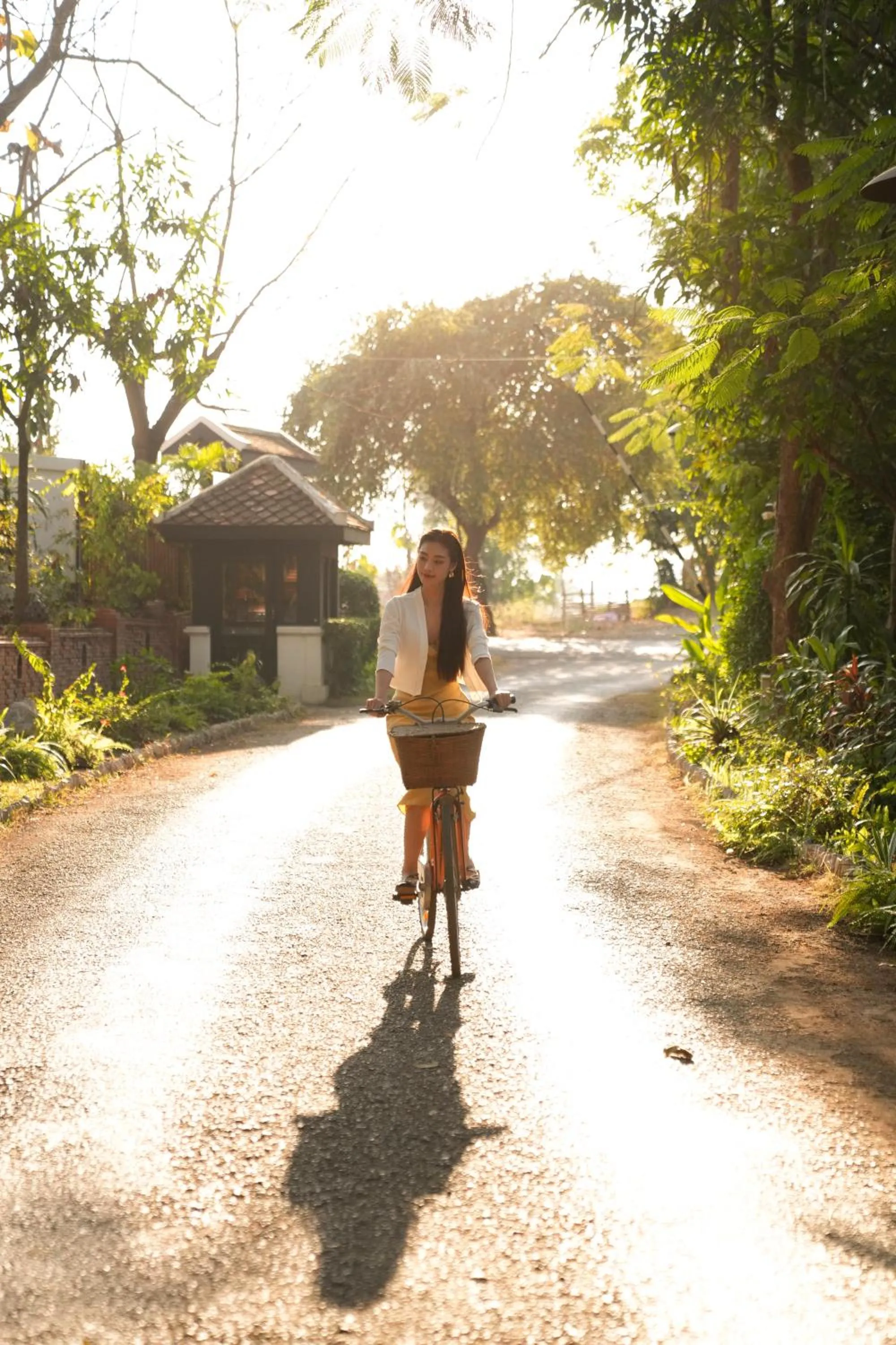 Cycling in La Résidence Phou Vao
