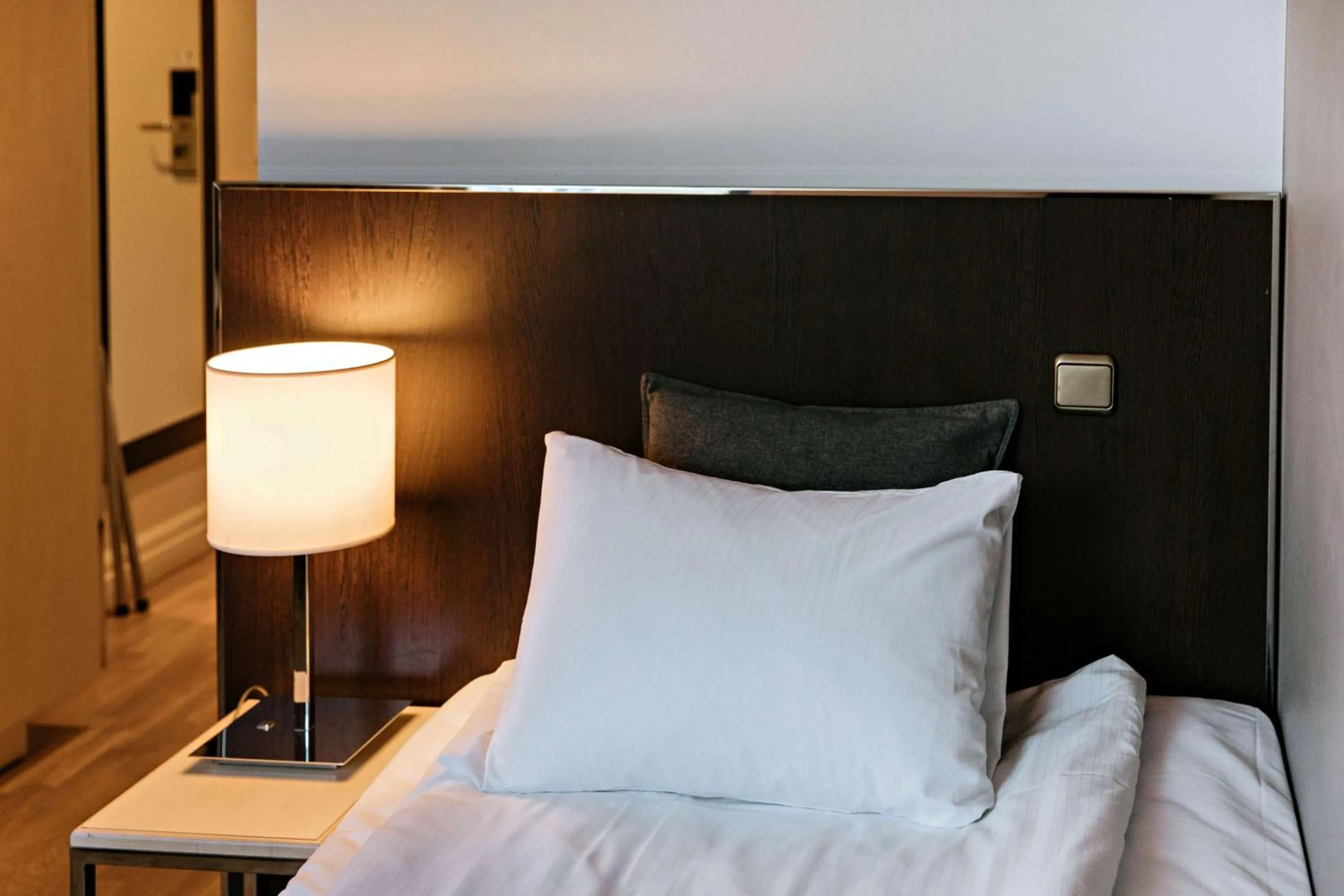 Bedroom, Bed in Scandic Alexandra Molde