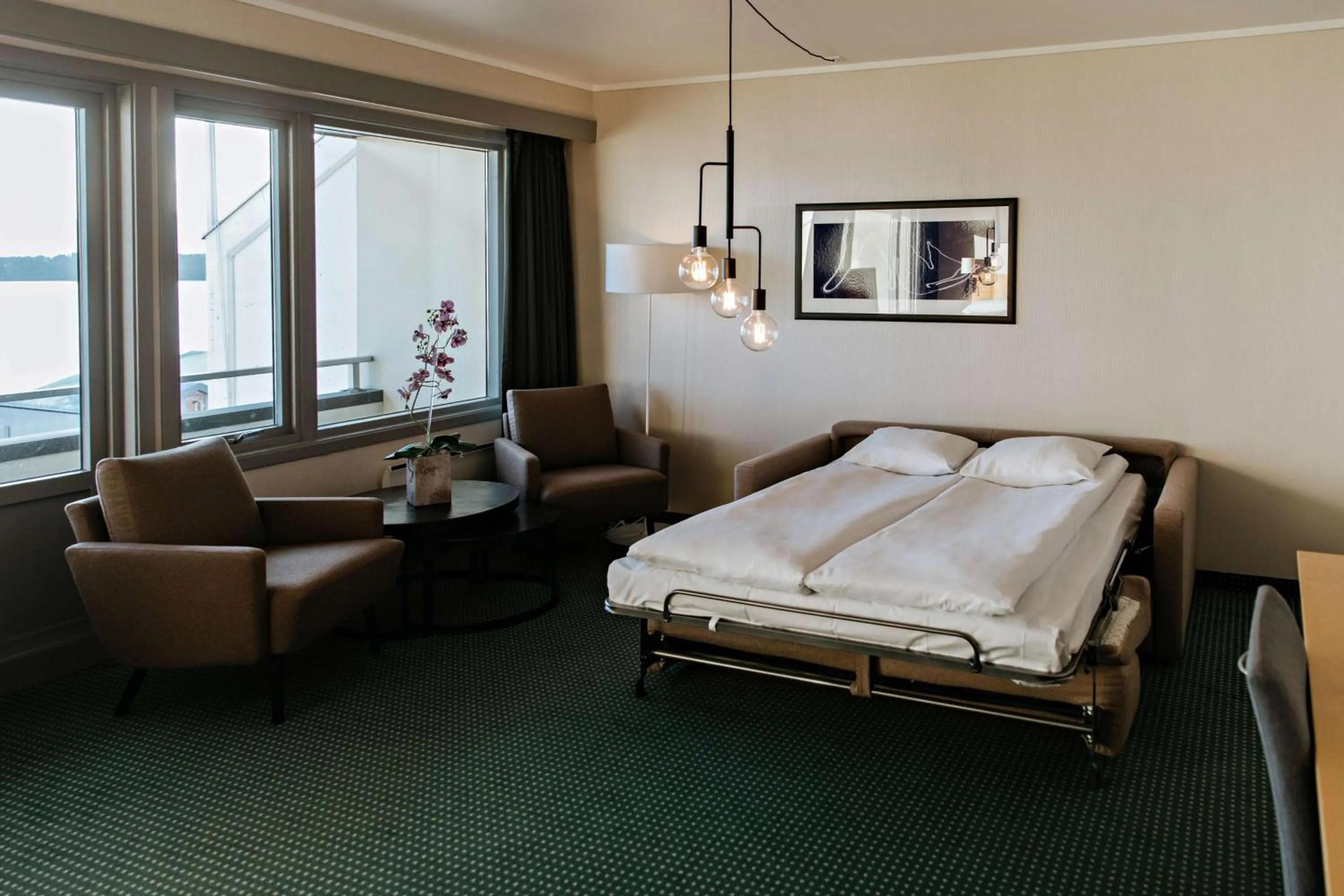 Bedroom, Bed in Scandic Alexandra Molde