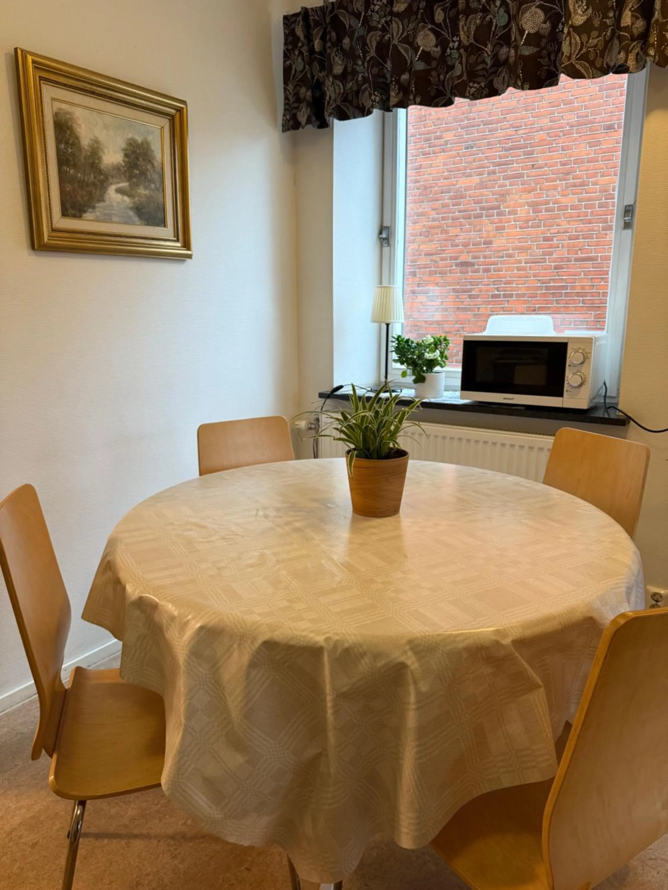 Kitchen or kitchenette in Torget Vandrarhem