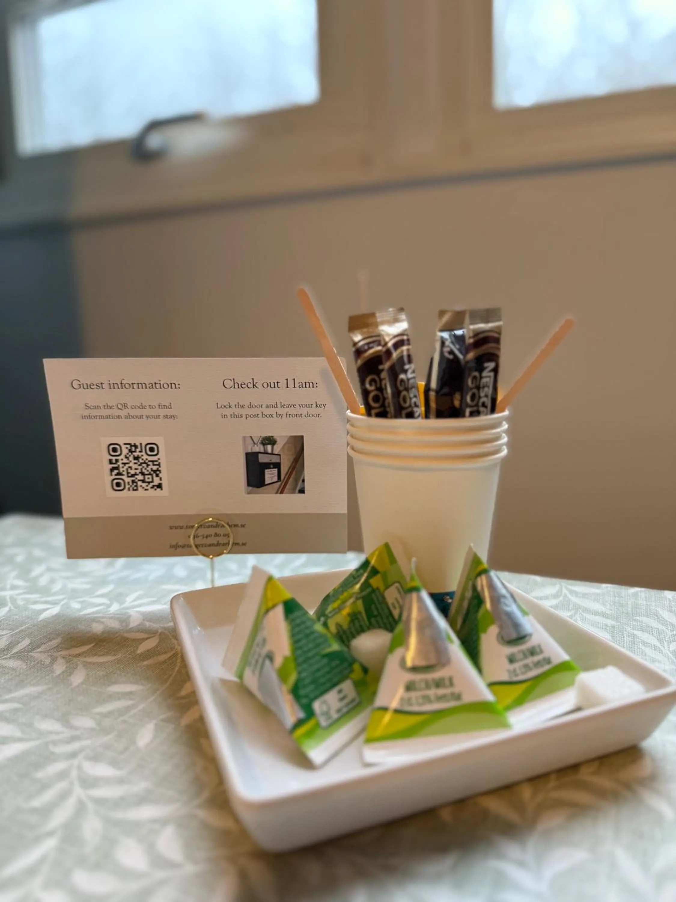 Coffee/tea facilities in Torget Vandrarhem