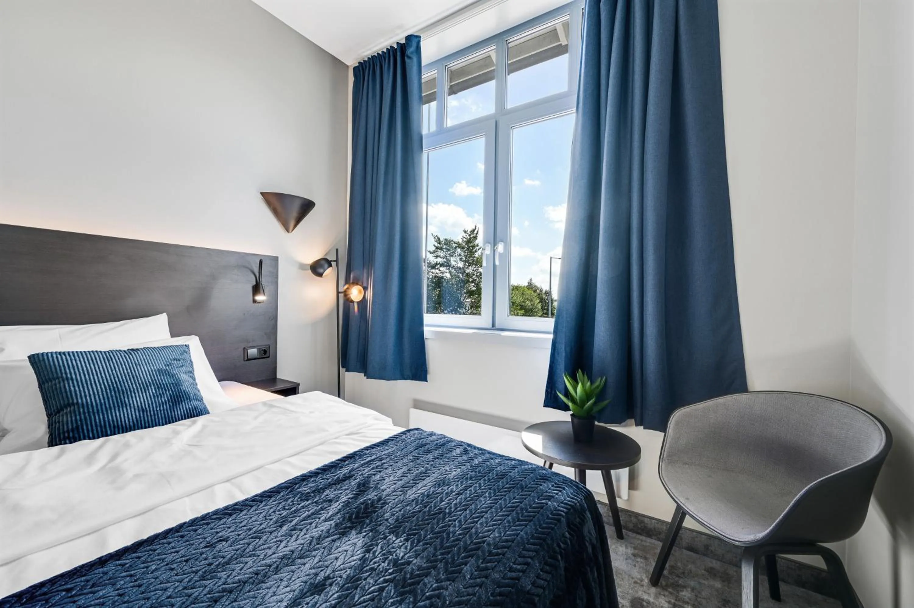 Photo of the whole room, Bed in Thon Partner Hotel Horten