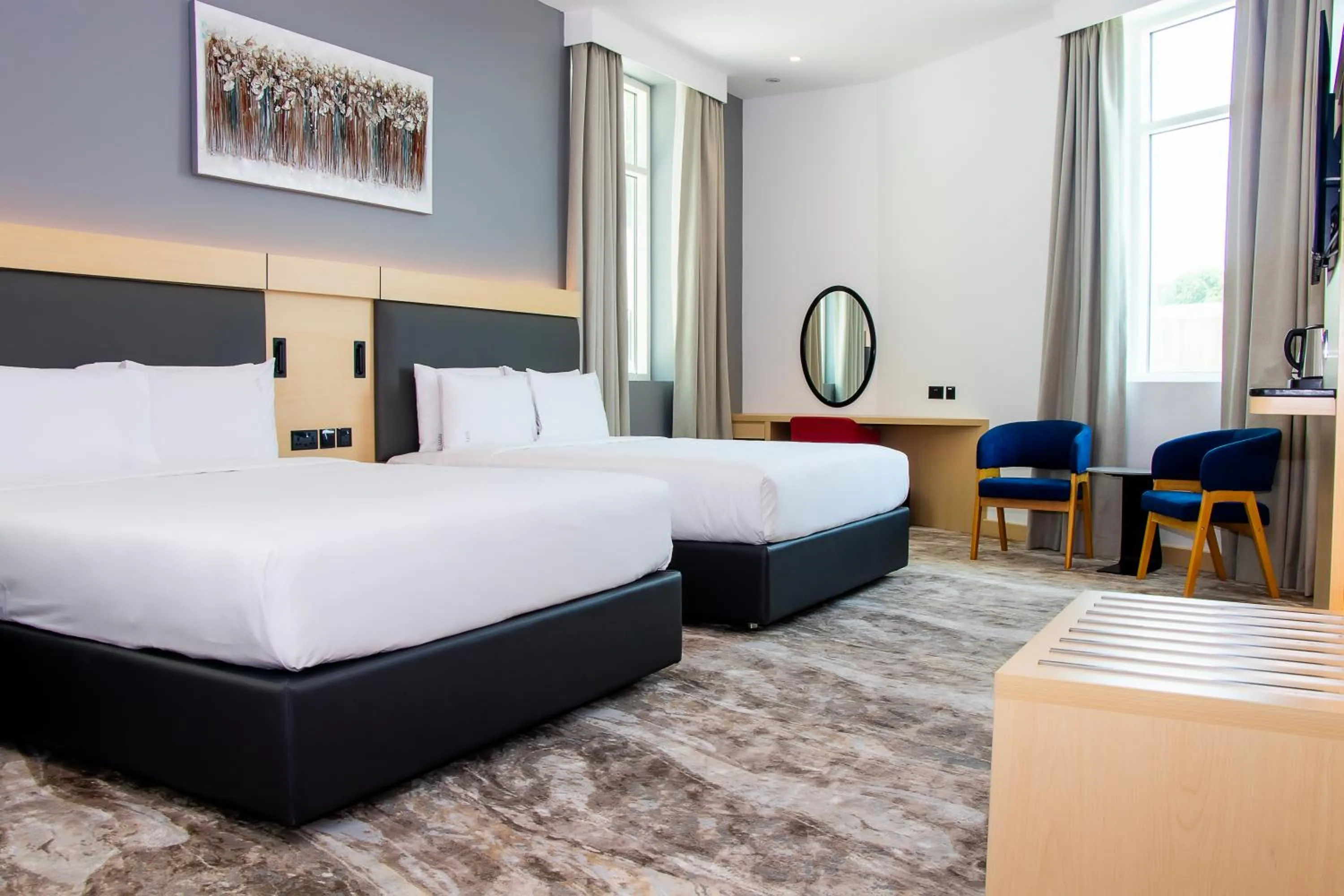 Bedroom, Bed in Holiday Inn Express Dubai Airport by IHG
