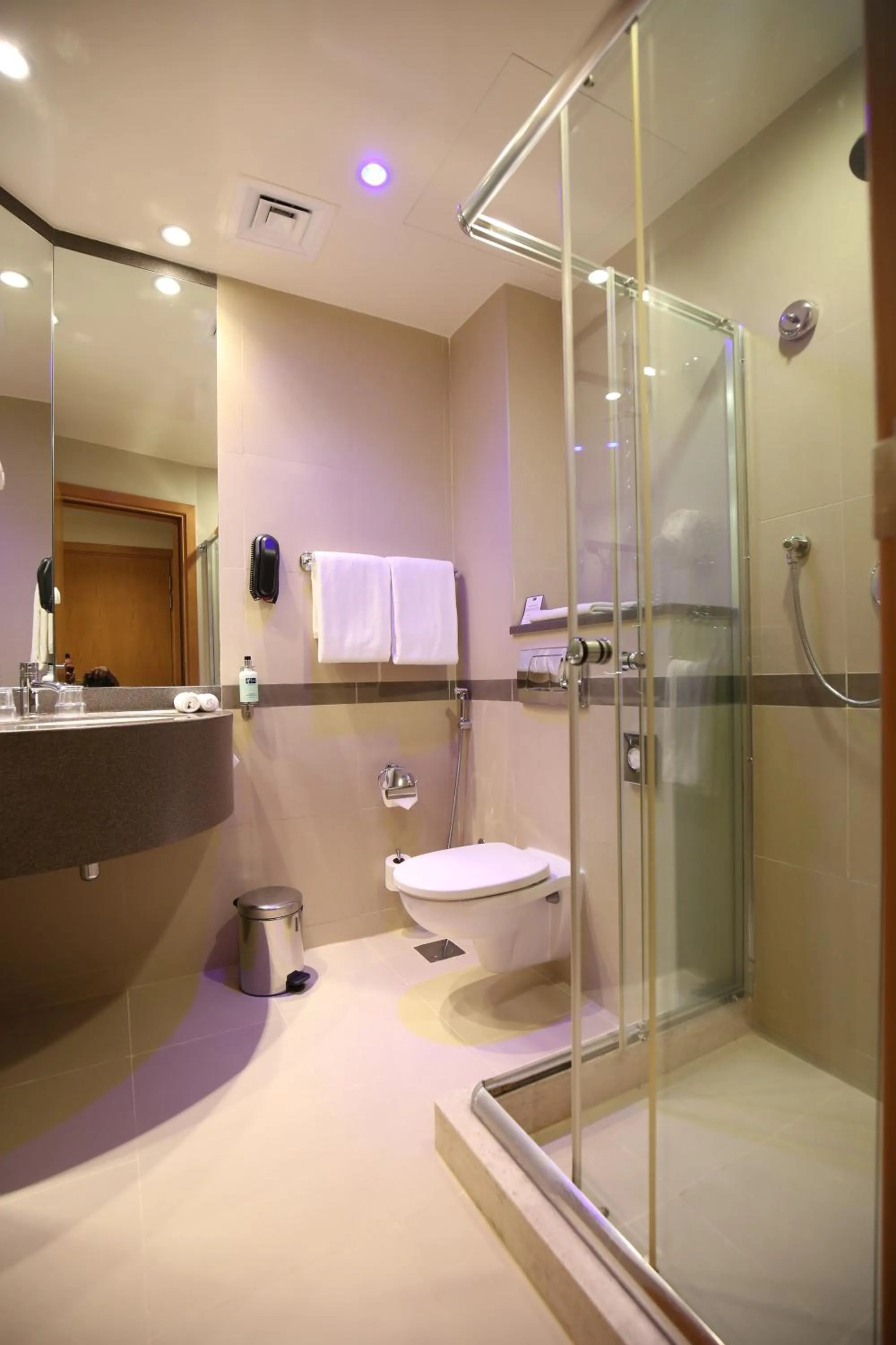 Shower in Holiday Inn Express Dubai Airport by IHG