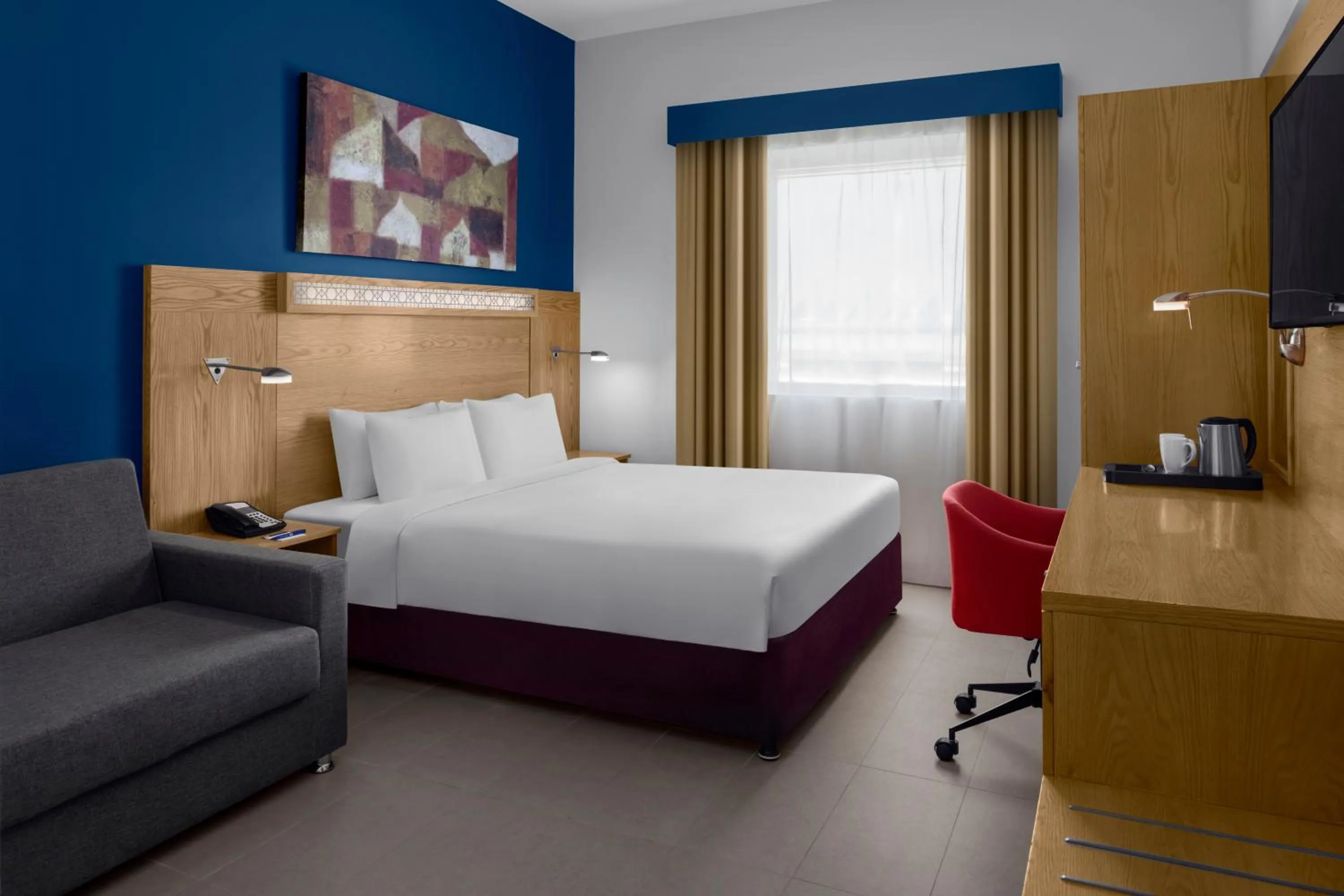 Bedroom, Bed in Holiday Inn Express Dubai Airport by IHG