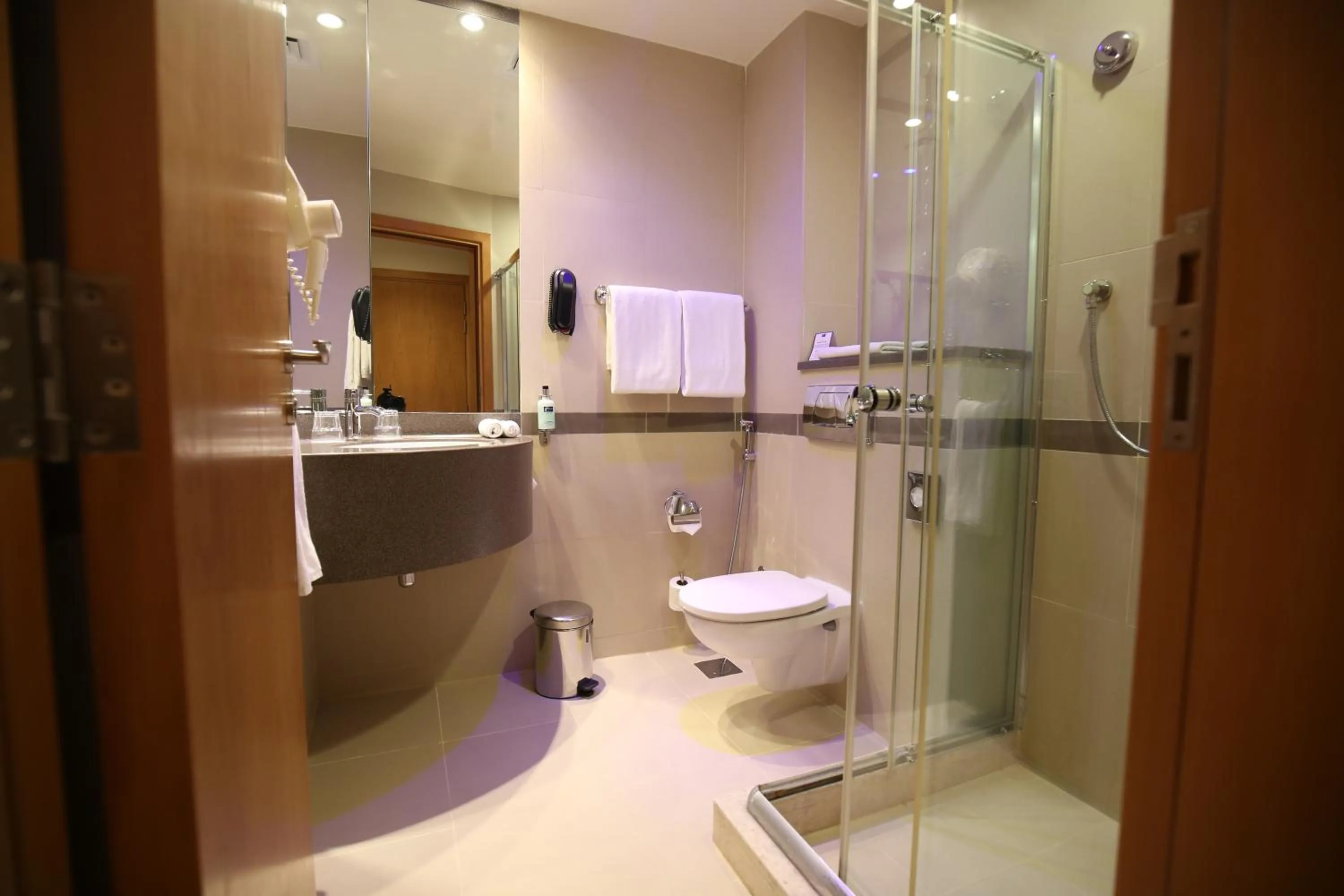 Shower in Holiday Inn Express Dubai Airport by IHG