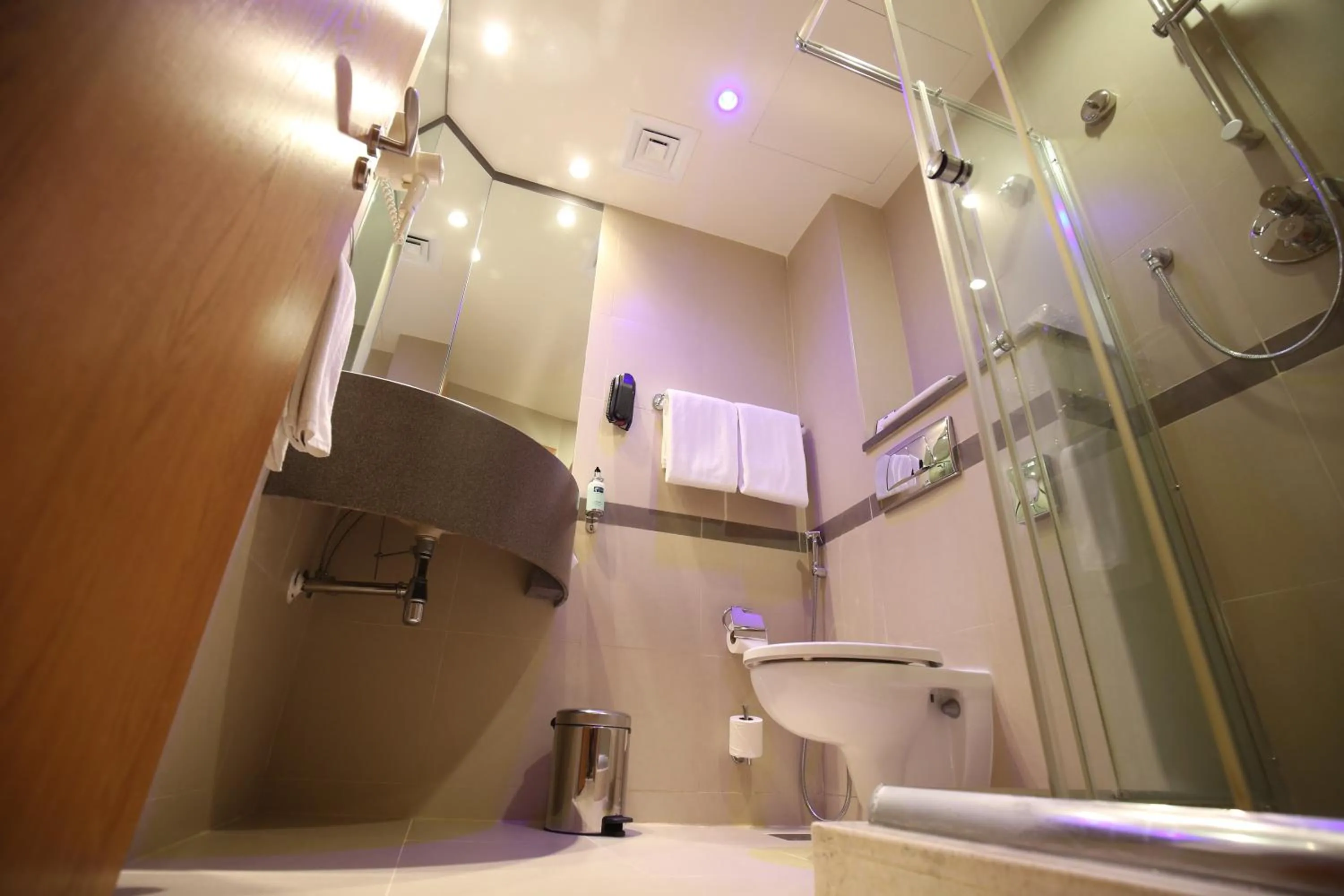 Shower in Holiday Inn Express Dubai Airport by IHG