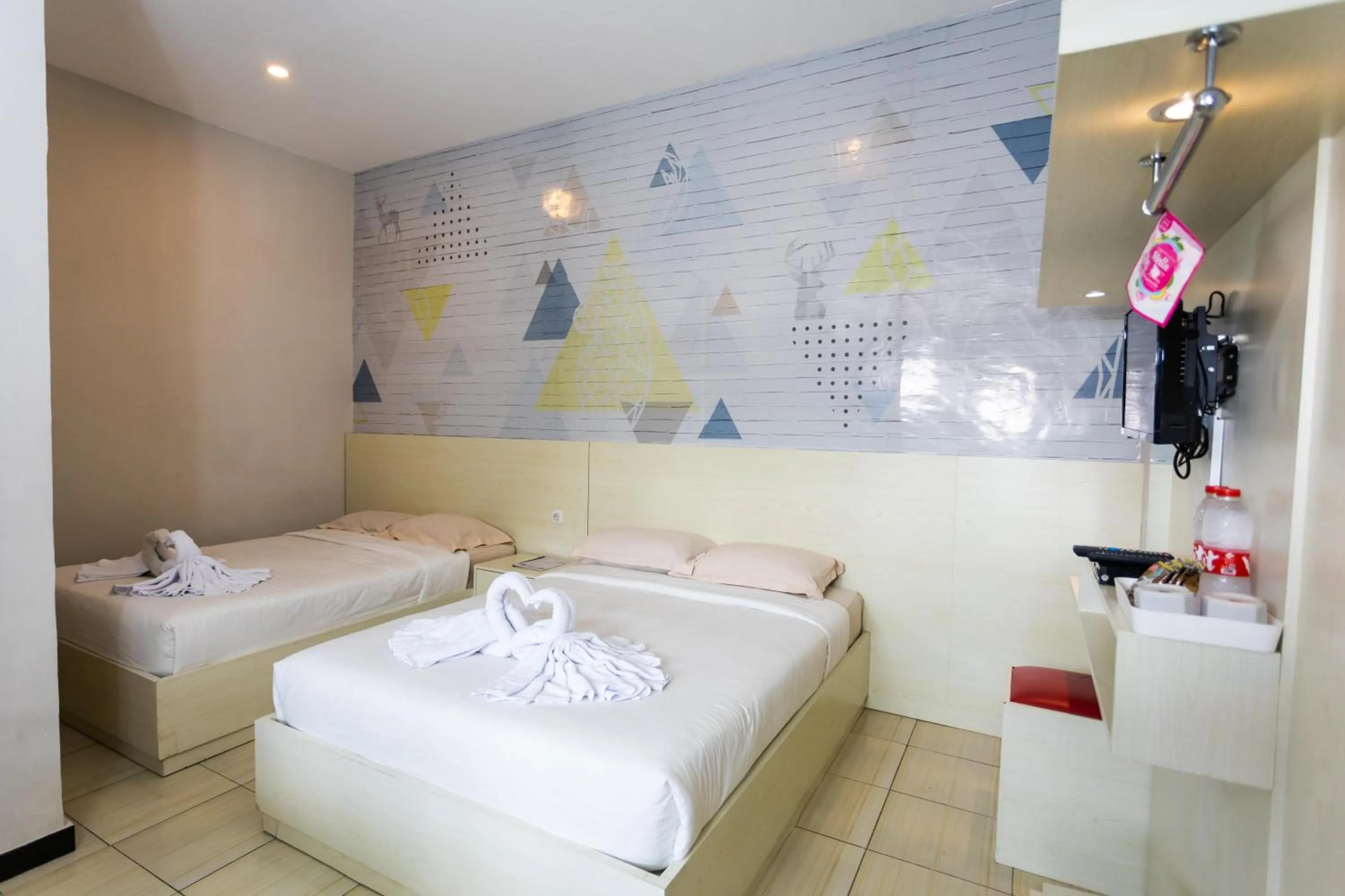 Bed in Batuque Town Villa