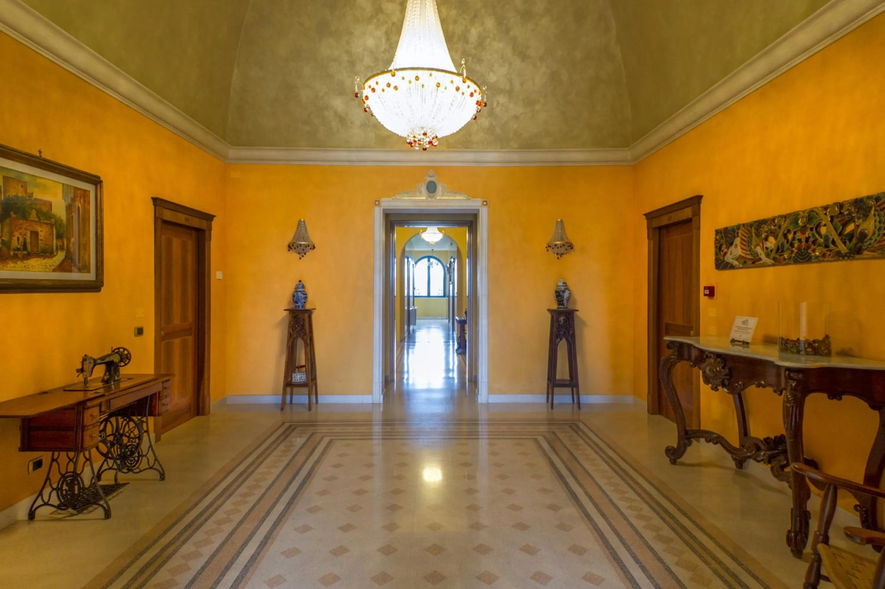 Lobby or reception in Villa Rosa Antico Dimora Storica