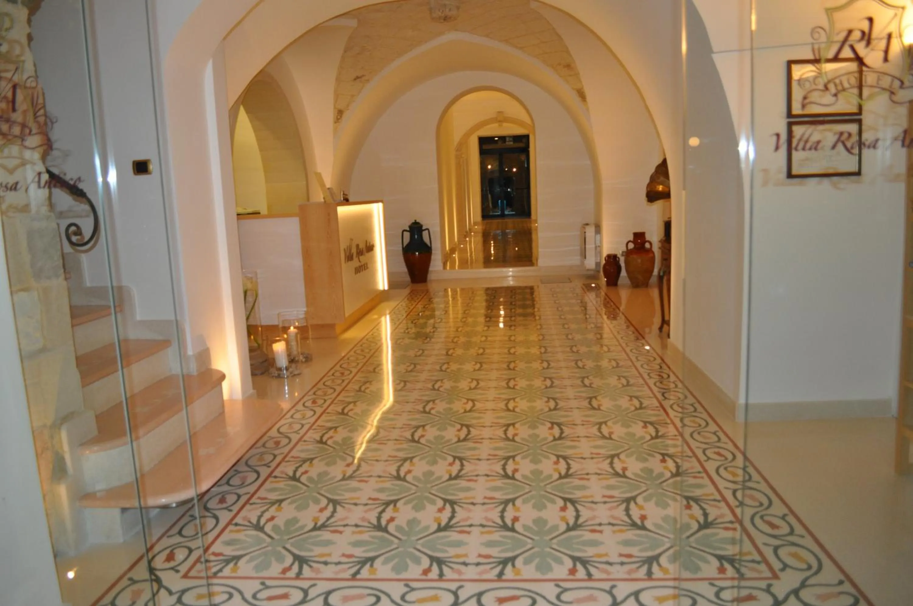 Lobby or reception in Villa Rosa Antico Dimora Storica