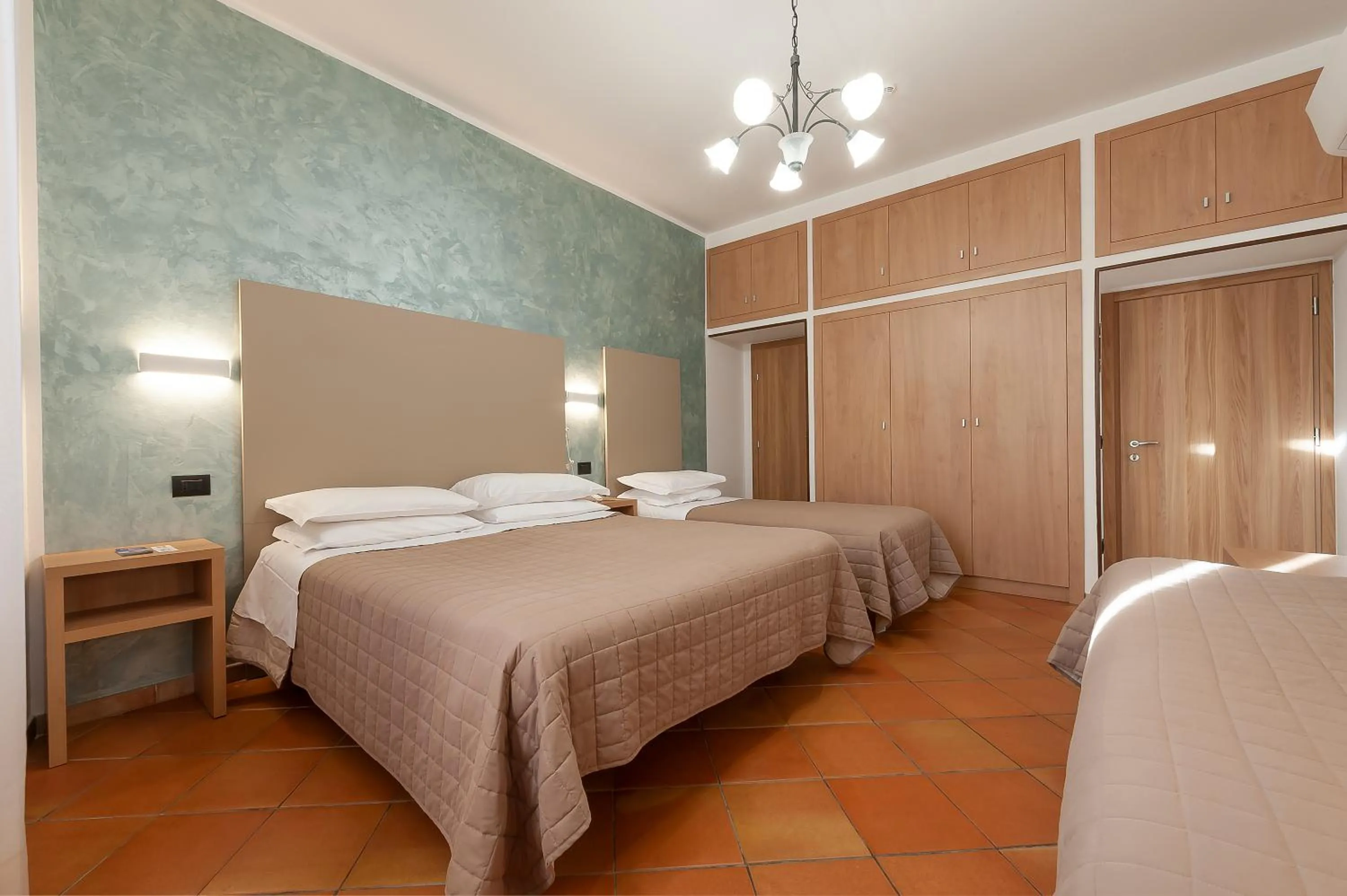 Bedroom, Bed in Hotel Sole