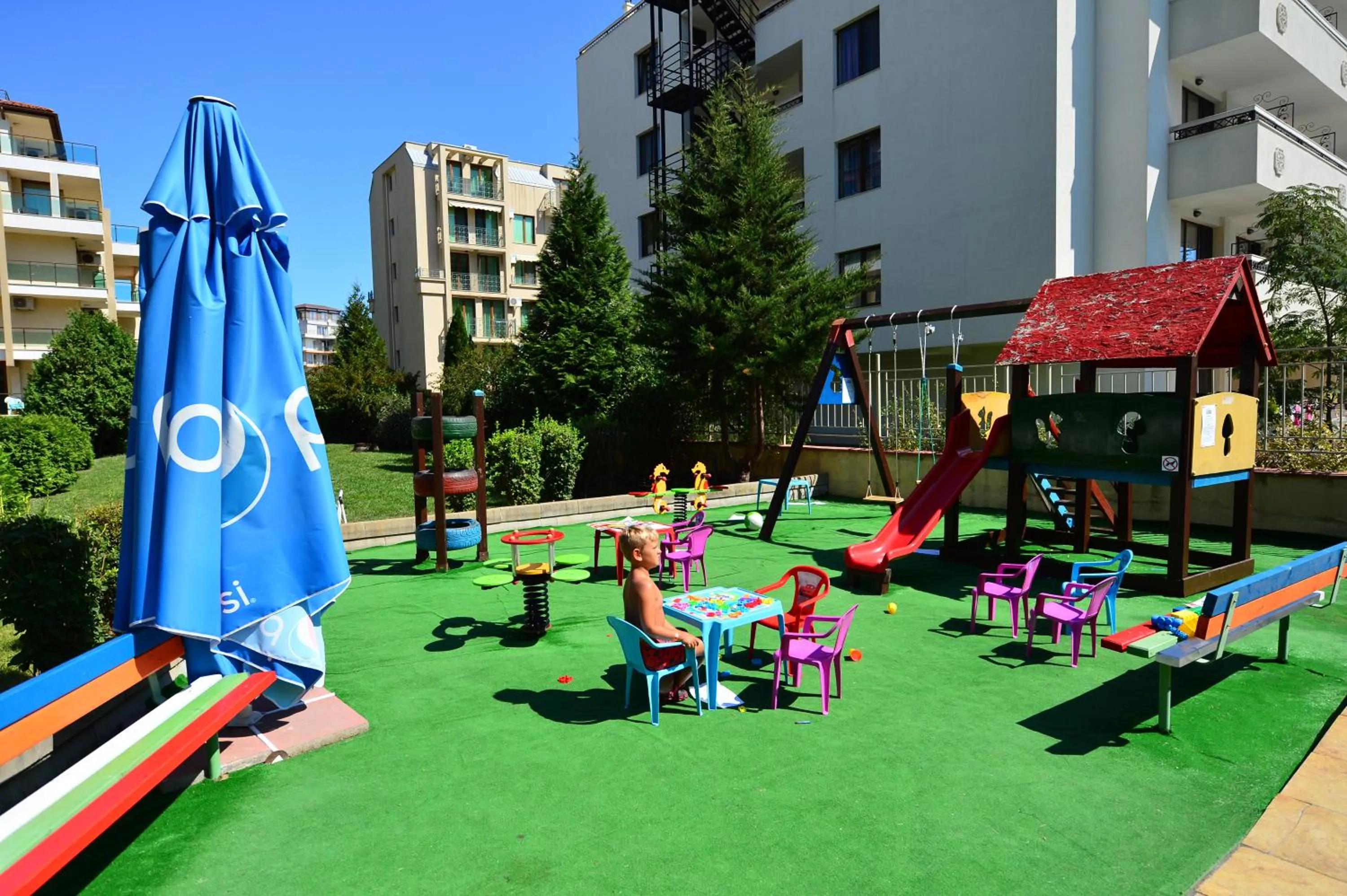 Children play ground in Aparthotel Hotel Prestige City II