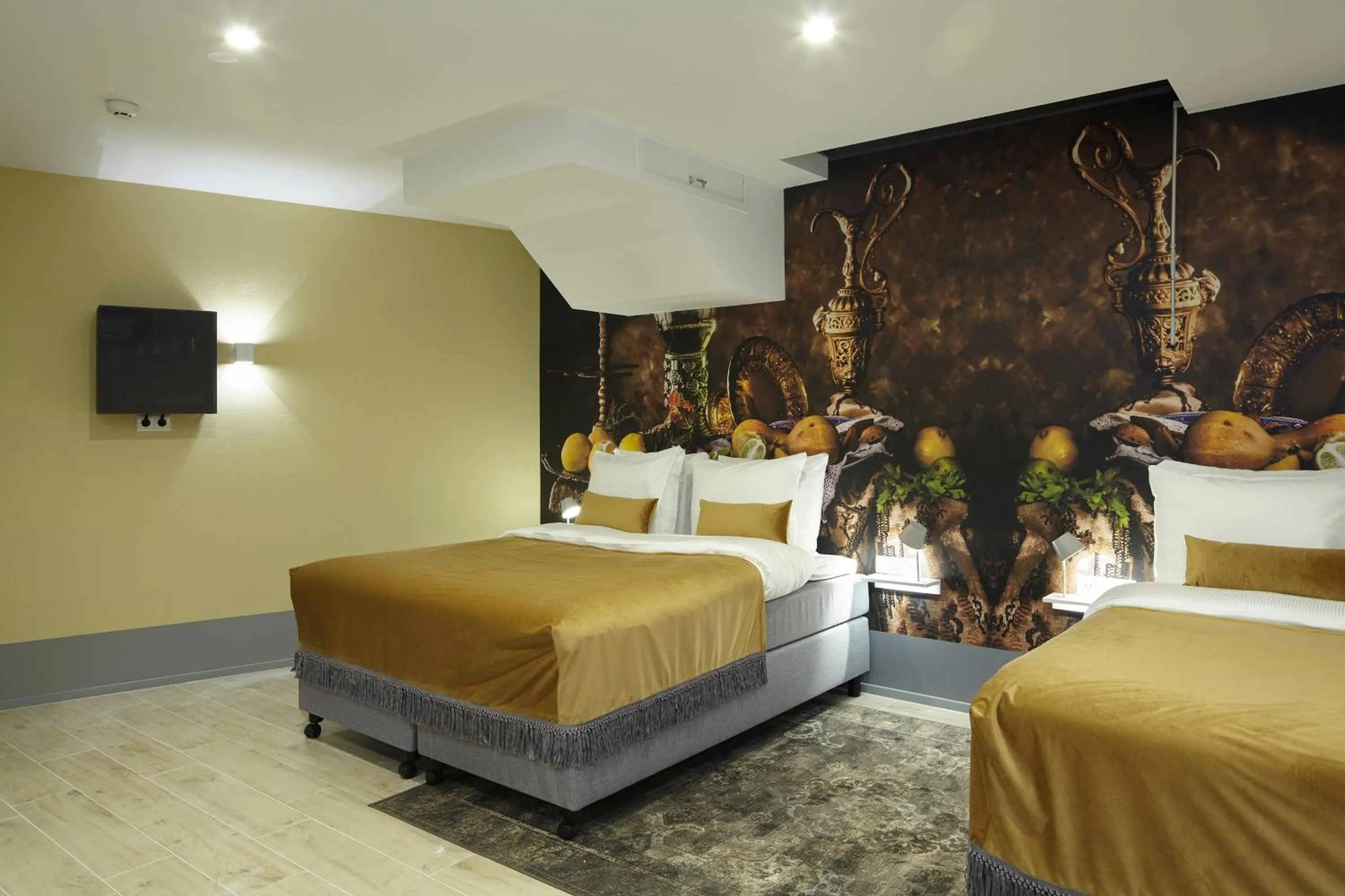 Bedroom, Bed in The Muse Amsterdam - Boutique Hotel