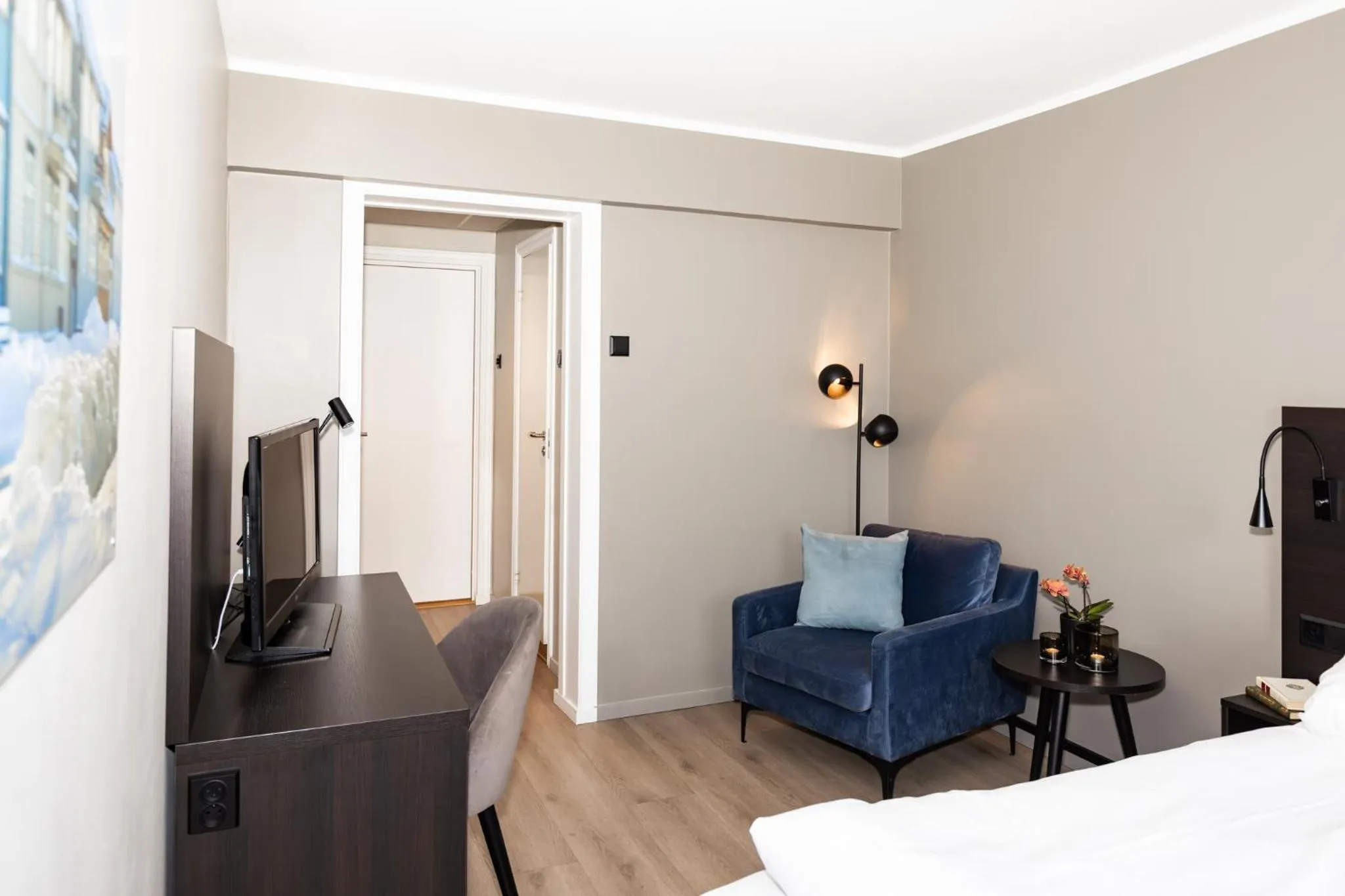 TV and multimedia, Bed in Thon Partner Hotel Backlund