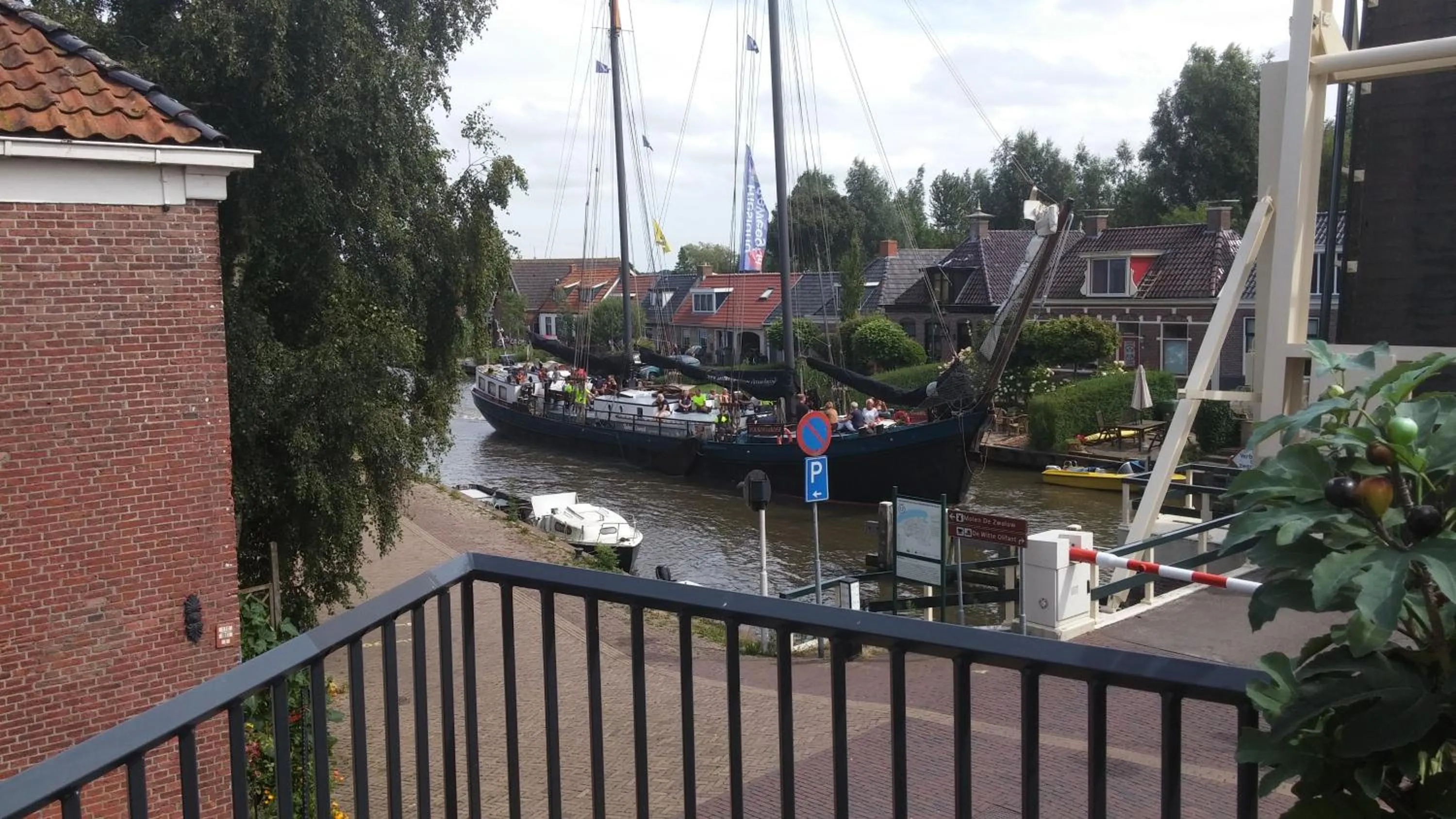 River view in Hotel Restaurant It posthus