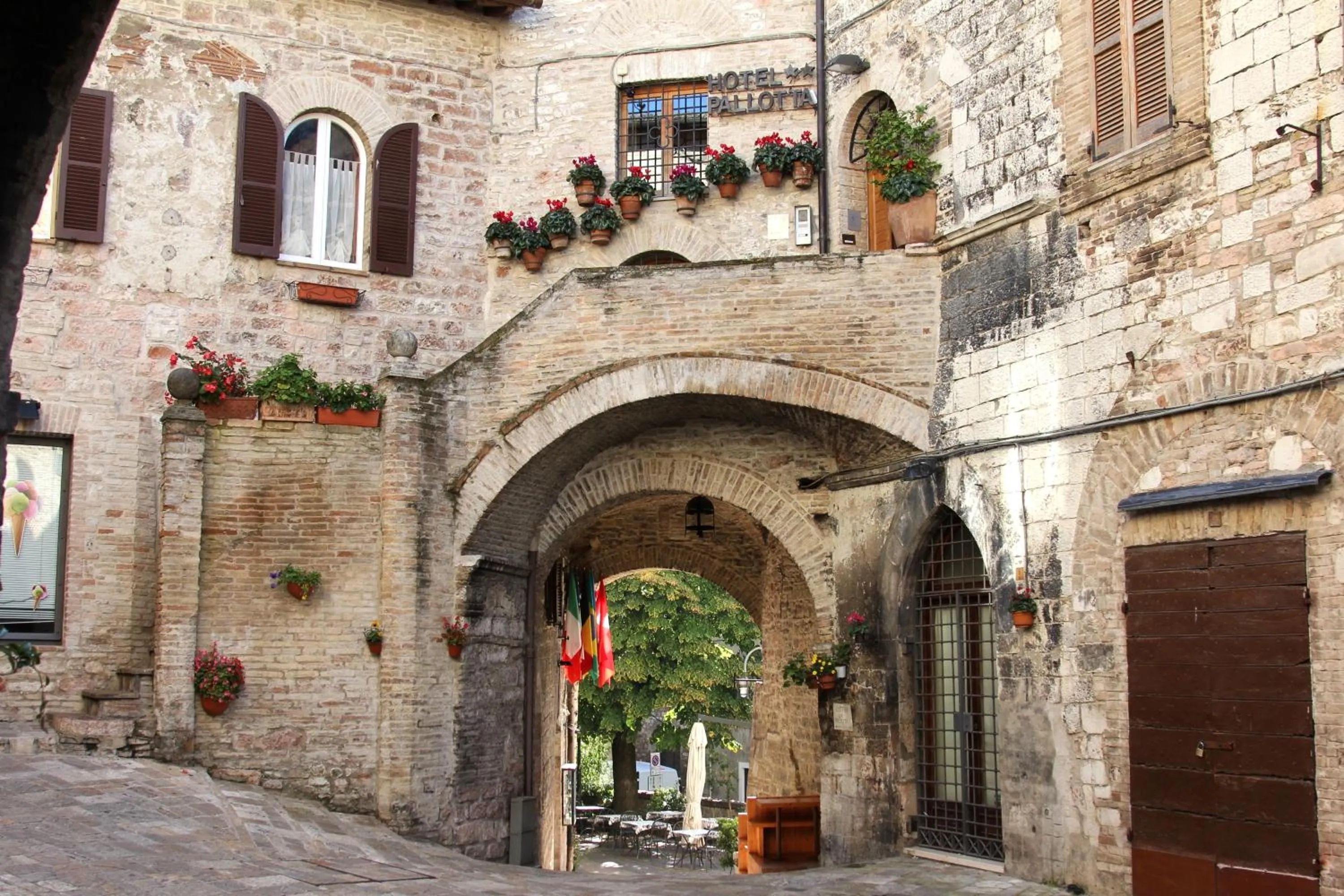 Facade/entrance in Hotel Pallotta