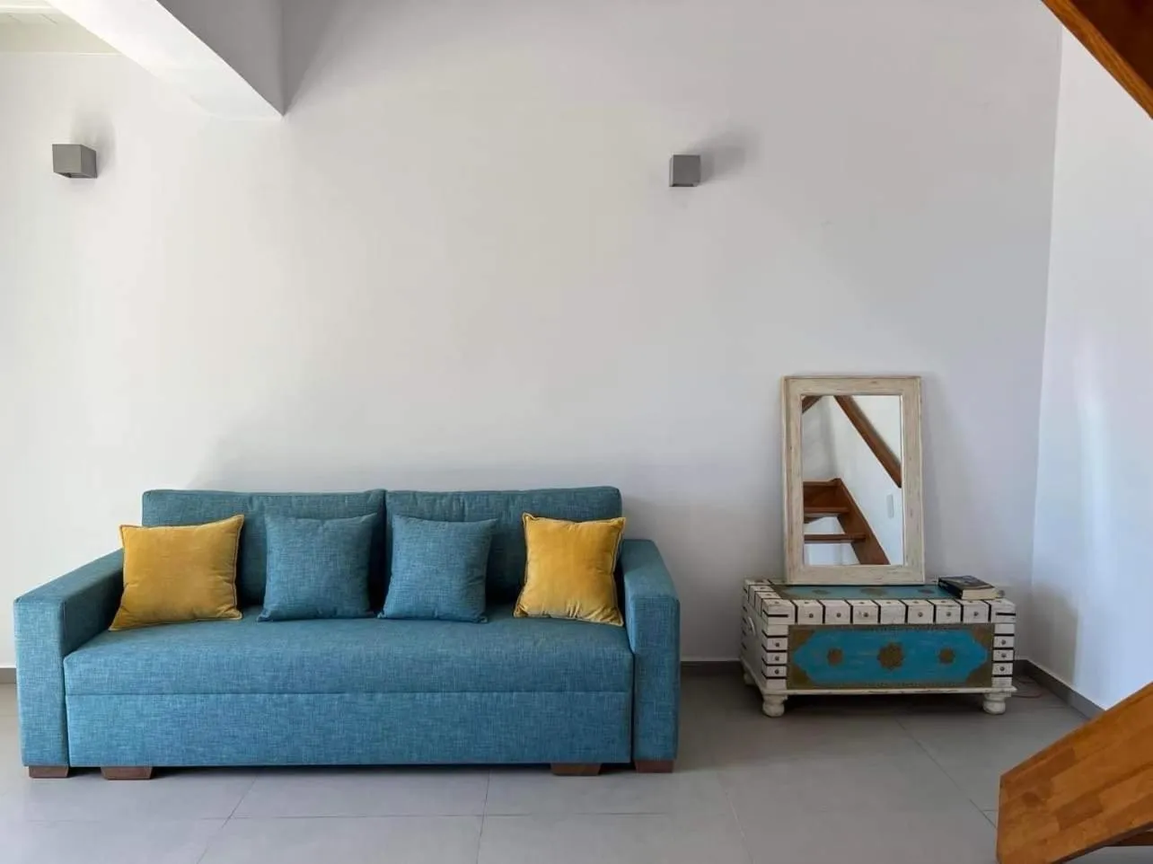 Living room in Mouras studios