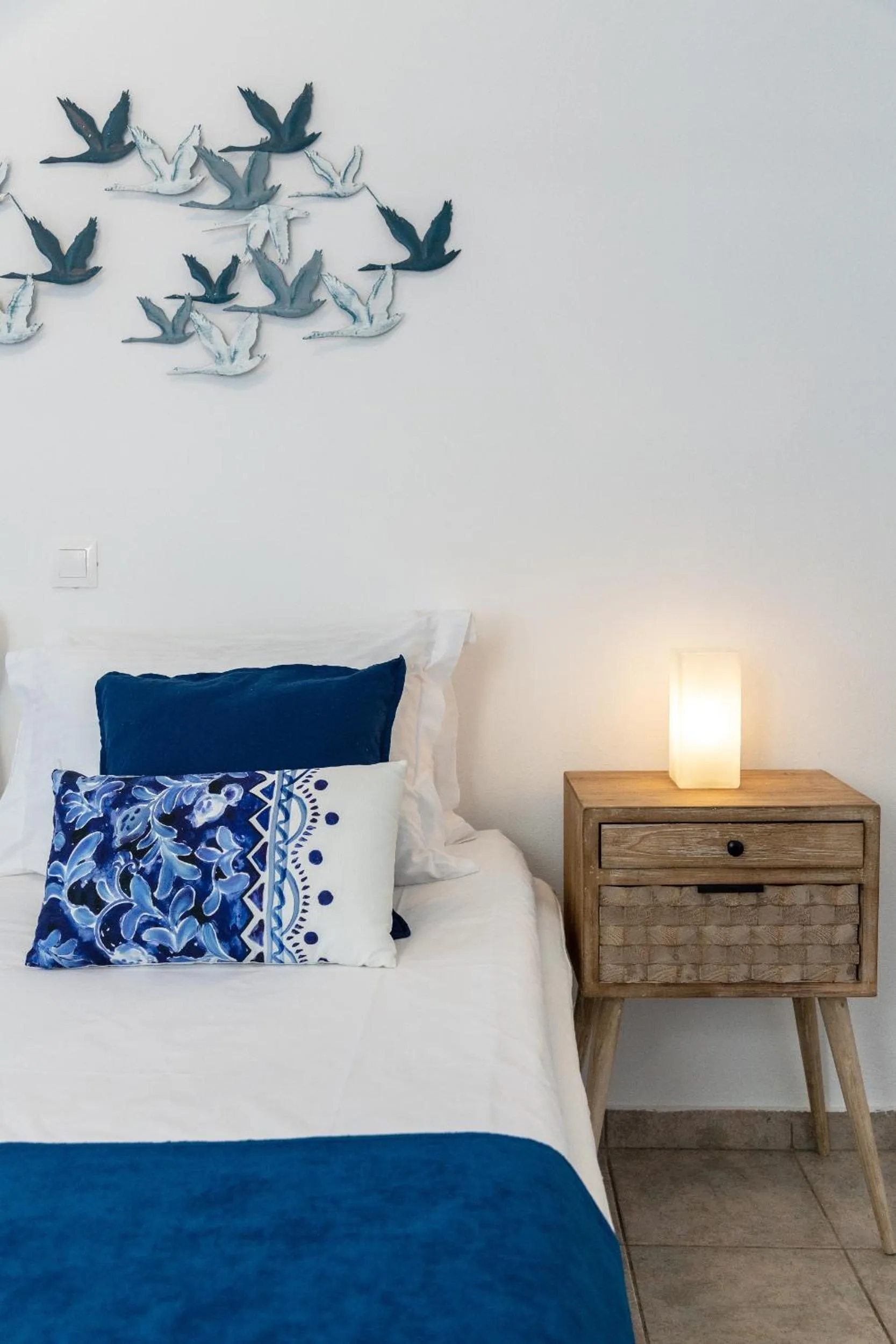 Bed in Mouras studios