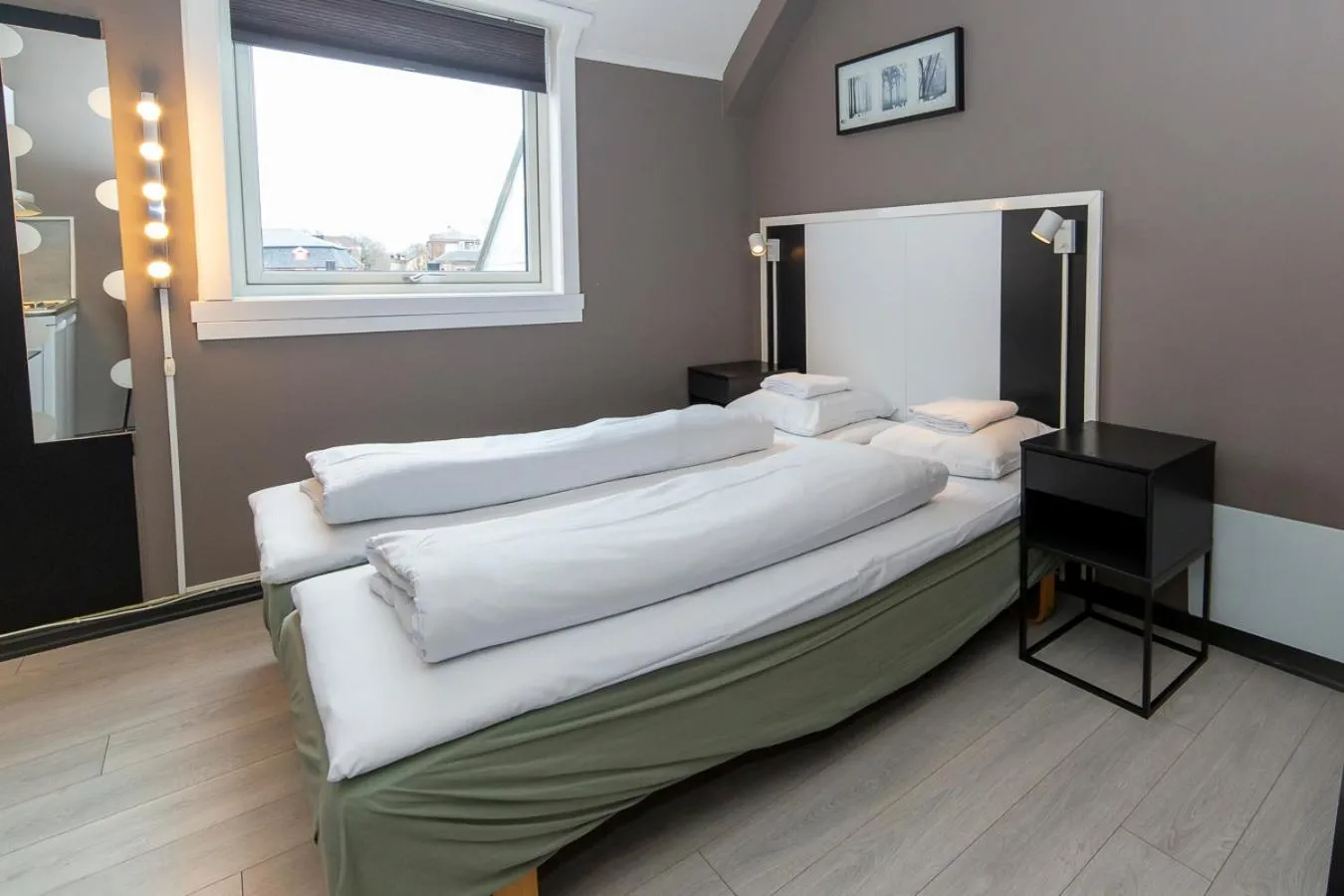 Bed in Pensjonat Jarlen